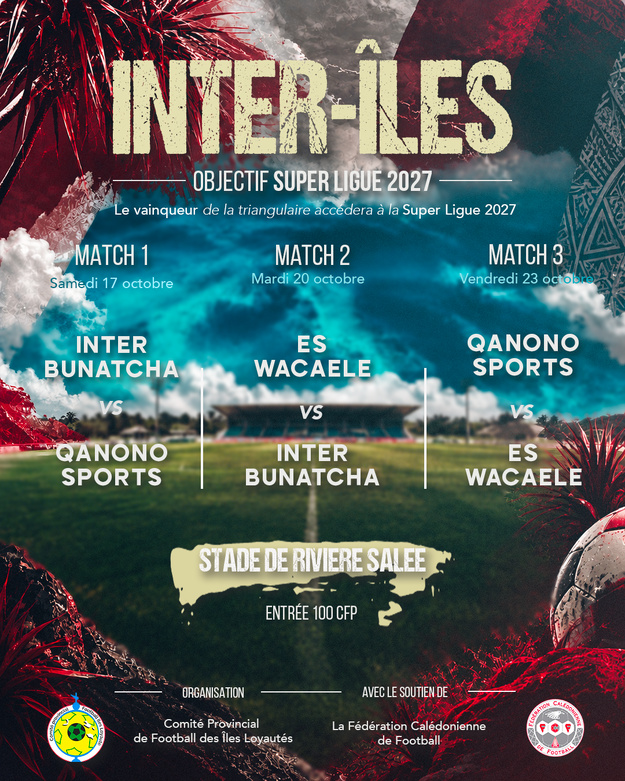 WACAELE et QANONO joueront une FINALE INTER-ÎLES / Triangulaires [samedi 17 - mardi 20 - vendredi 23 octobre]
