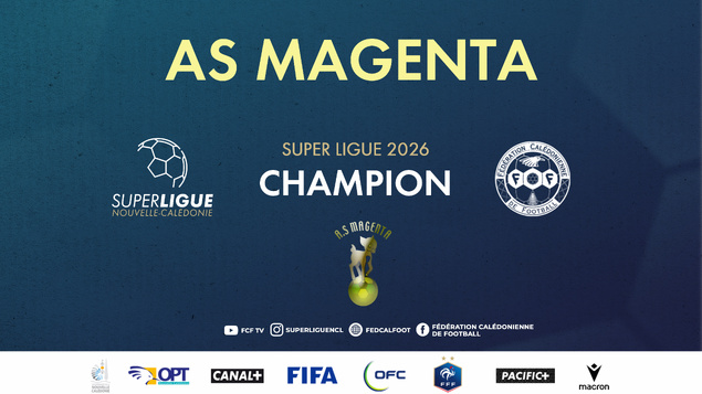 MAGENTA sacré CHAMPION de CALÉDONIE / SUPER LIGUE J18 - dernière journée MAGENTA sacré CHAMPION de CALÉDONIE / SUPER LIGUE J18 - dernière journée