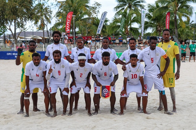 Défaite 12-3 des cagous face à TAHITI / Coupe des Nations BEACH SOCCER de l'OFC (Tahiti, du 22-31 octobre)