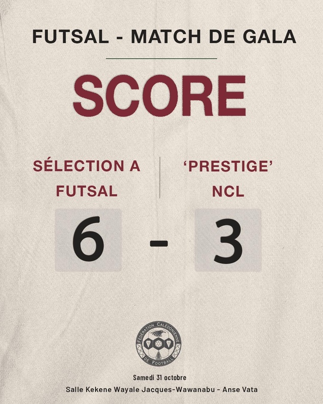 NCL FUTSAL 6 - 3 NCL PRESTIGE FOOT à 11 / Match de gala FUTSAL NCL FUTSAL 6 - 3 NCL PRESTIGE FOOT à 11 / Match de gala FUTSAL
