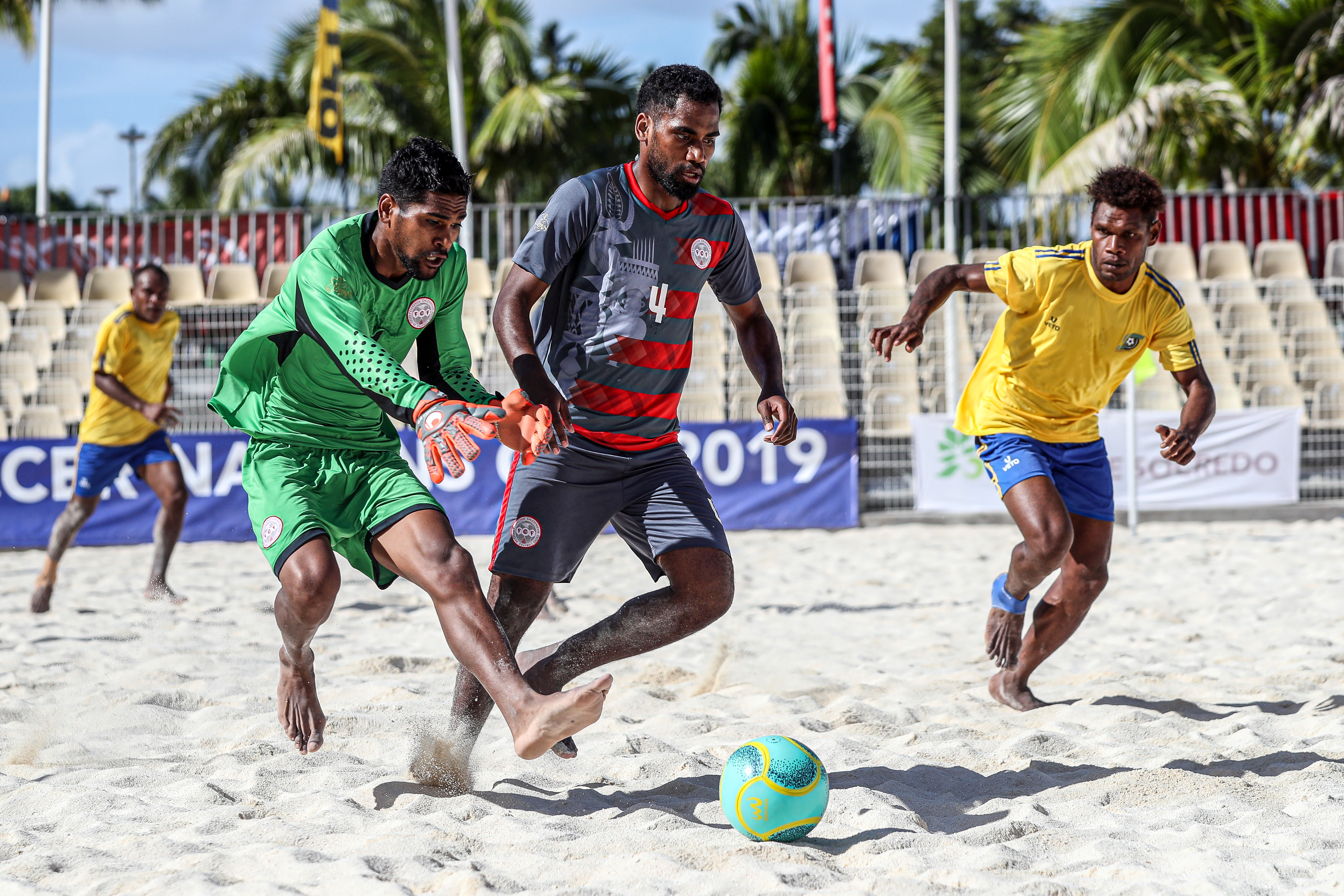 Deuxième match pour les cagous / Beach Soccer - Vanuatu vs NC