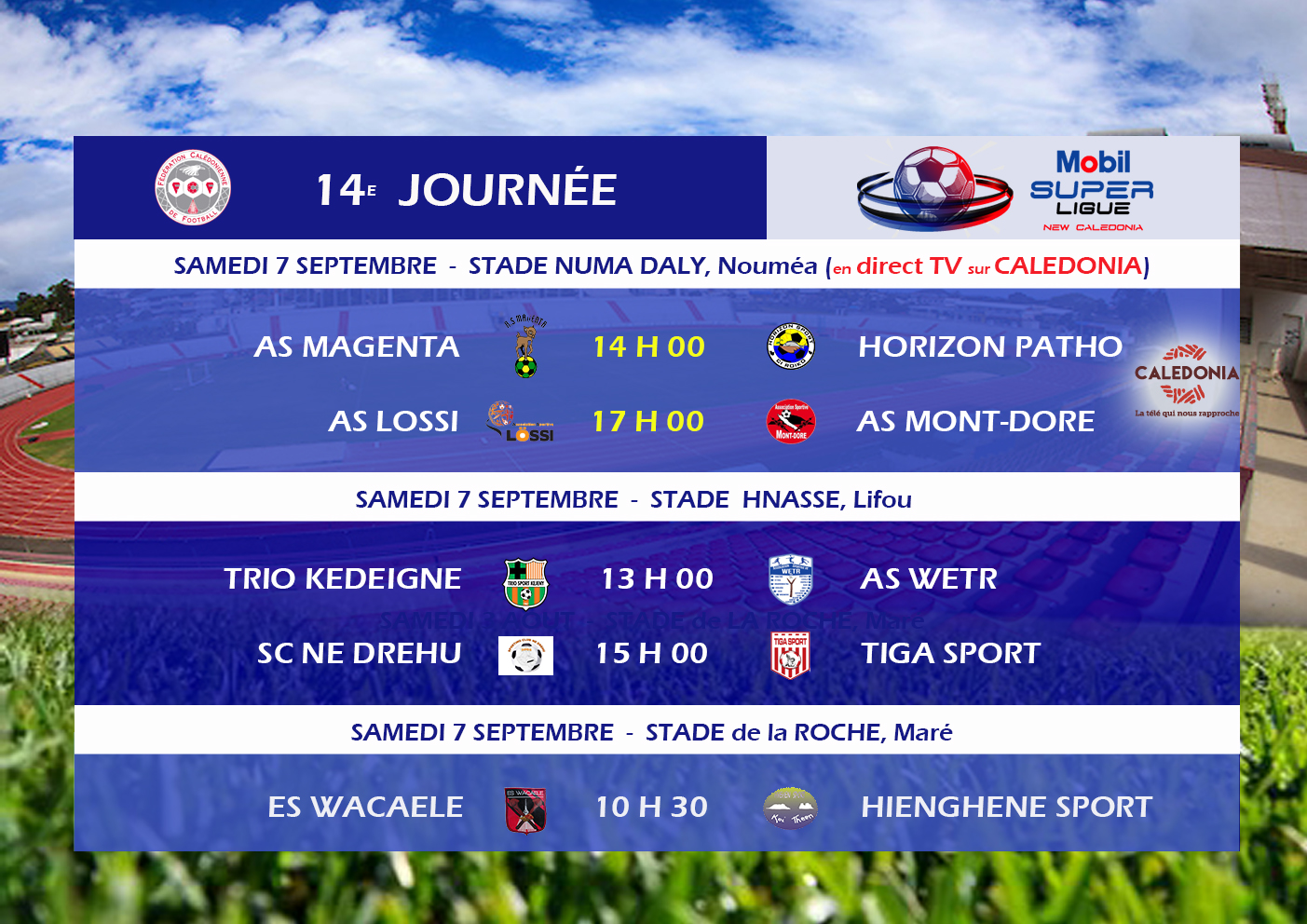 La dernière ligne droite / MOBIL SUPER LIGUE J14