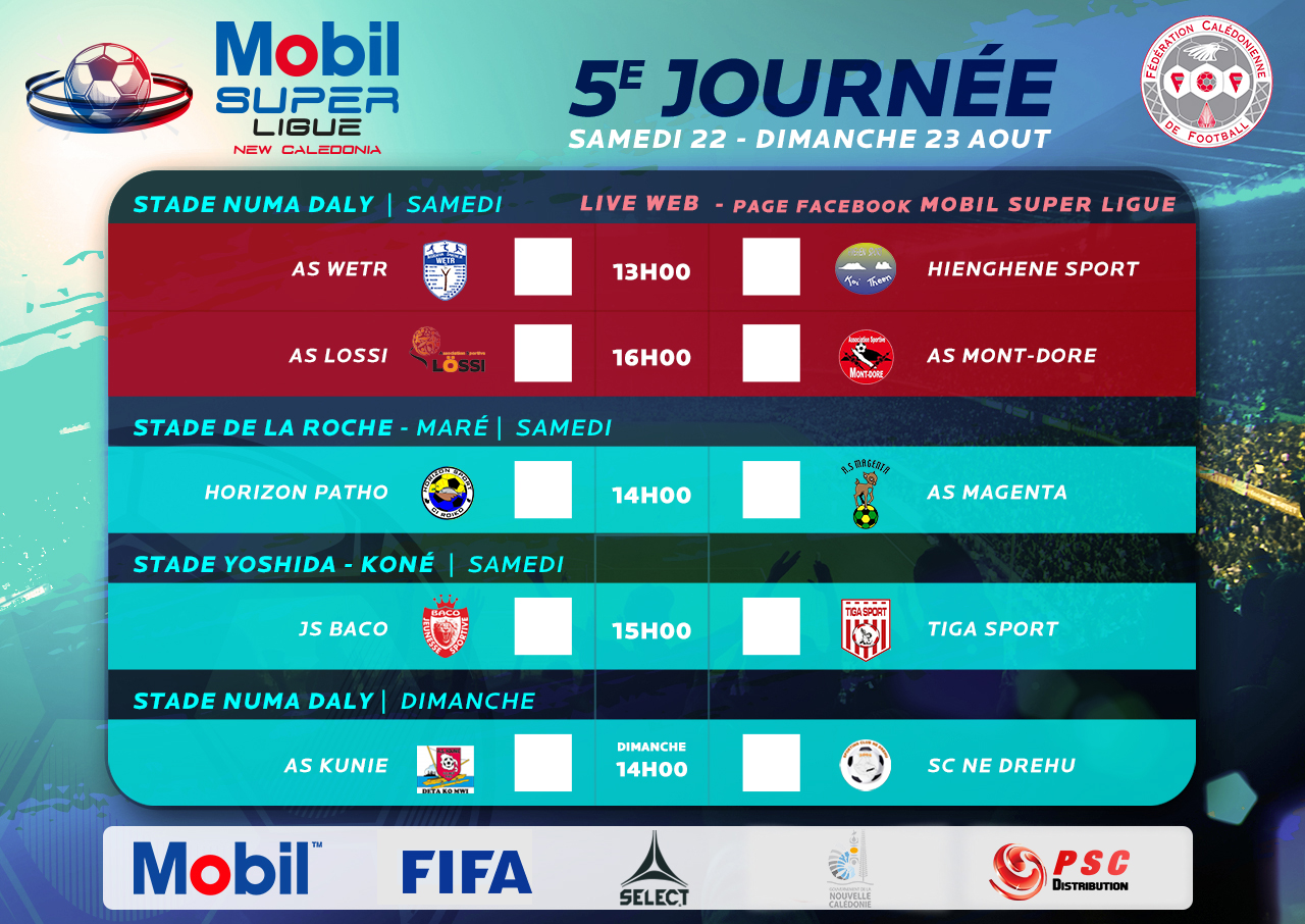 L'AS Mont-Dore veut combler le retard à l'allumage / Mobil Super Ligue - J5 / LIVE VIDEO web 