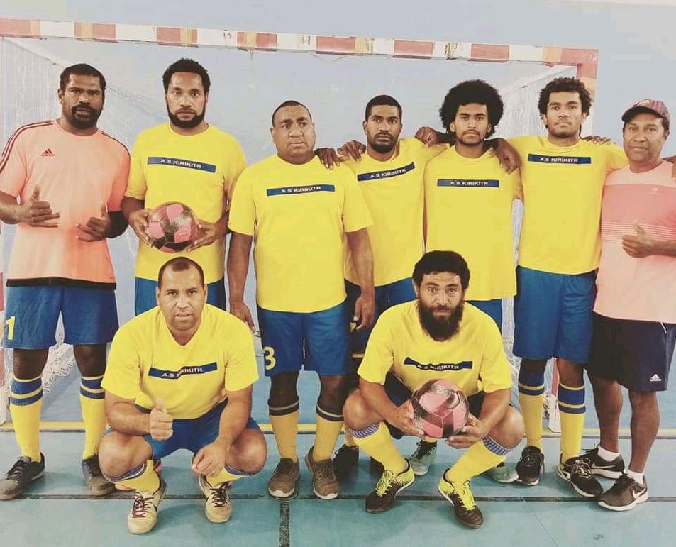 L'équipe de l'AS KIRIKITR FUTSAL, devra réaliser une grosse performance samedi pour espérer sortir l'AS WETR, club de l'élite. Crédit Photo : Kirikitr.