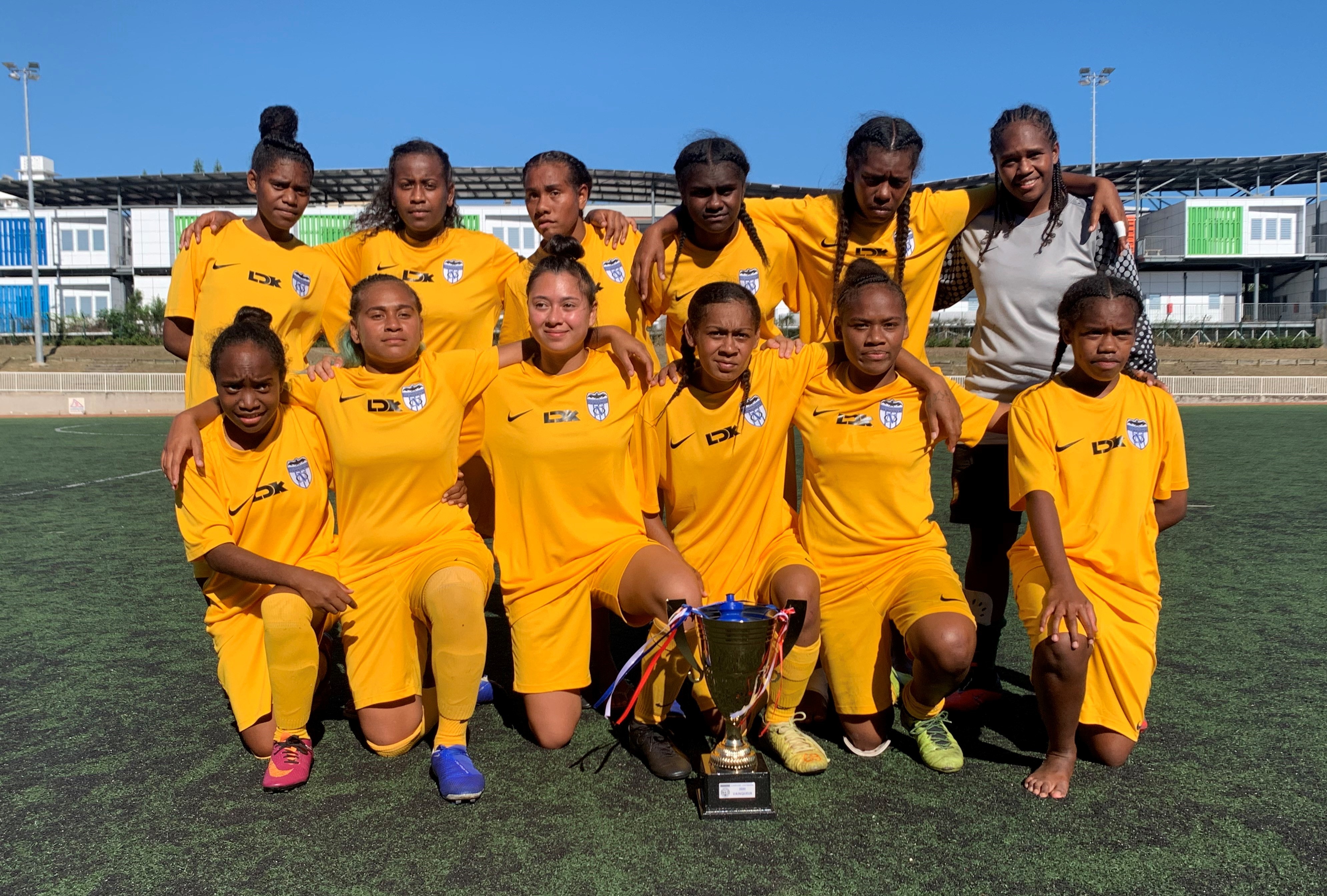 L'équipe U18 de l'Olympique de Nouméa