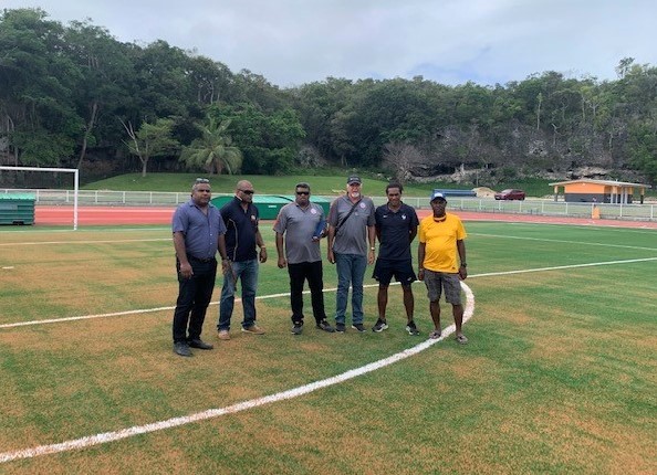 Le "nouveau" Stade HNASSE homologué (FCF) / Lifou, Province Iles Loyauté