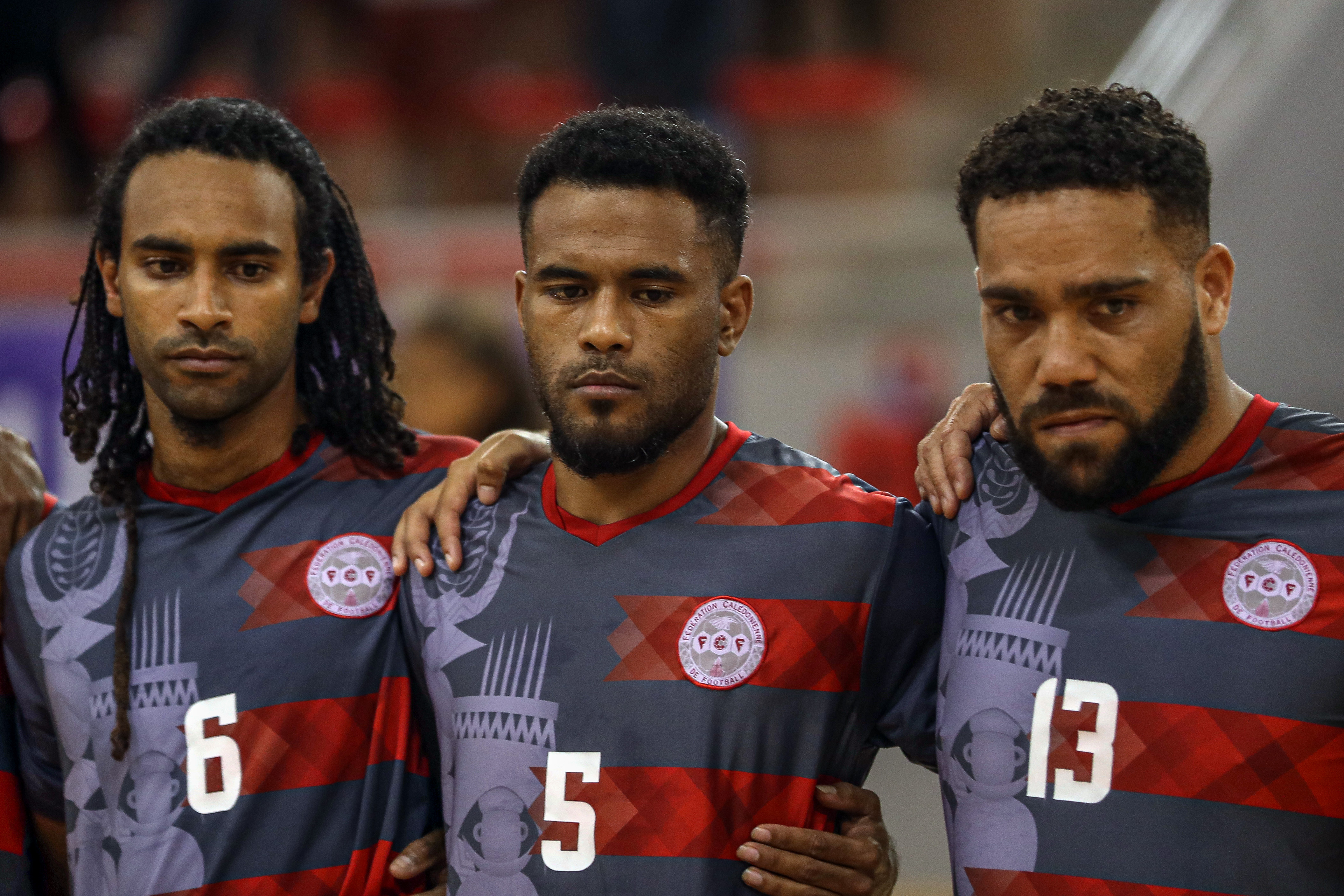 Jean-Michel POADAE (à gauche) - Christ PEI (au centre) - Marcel HNEPEUNE (à droite)