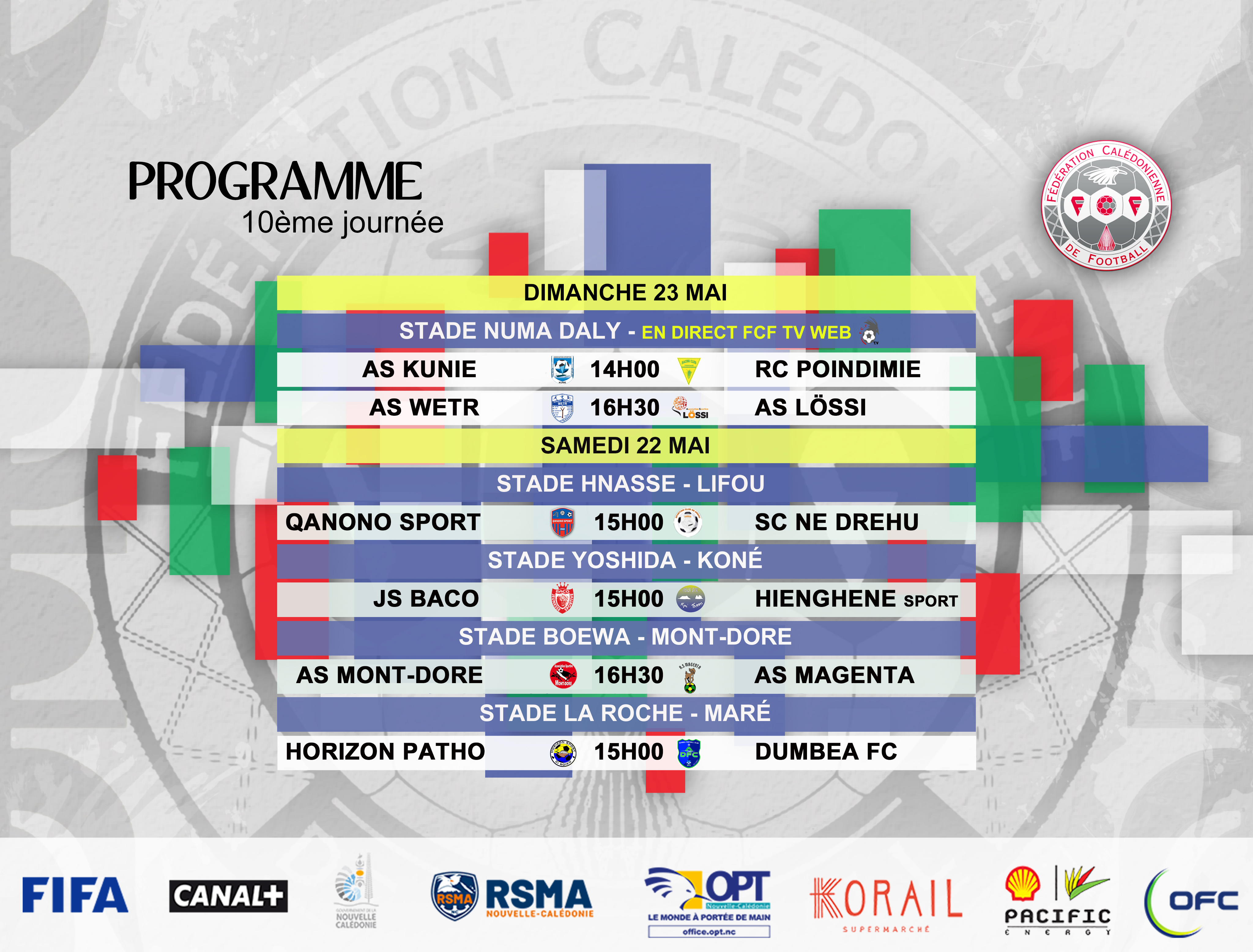 Une journée de DERBYS / Programme J10 - SUPER LIGUE