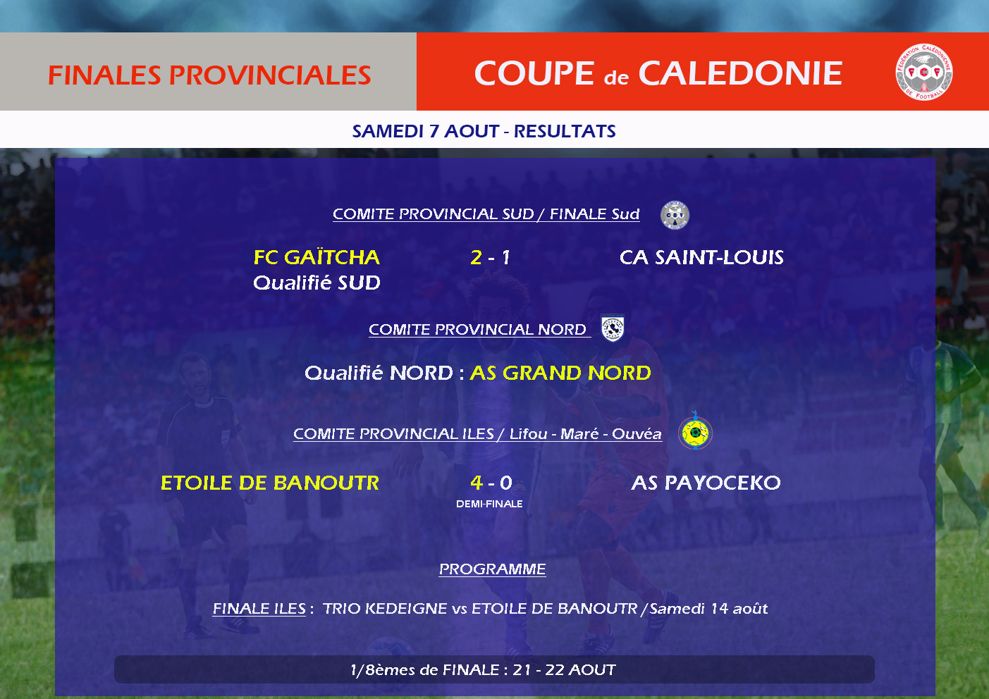 Résultats du week-end / SUPER LIGUE (J16) + COUPE + FUTSAL (J4)