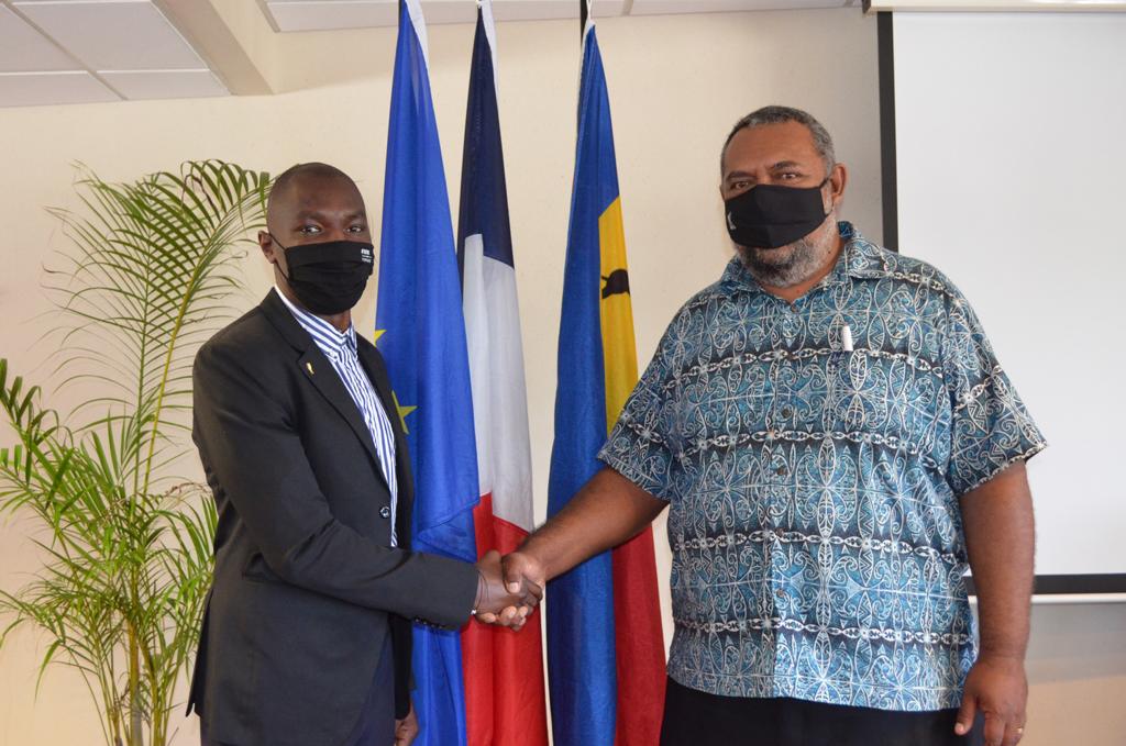 Francis MOLASOKO a également rencontré le Gouvernement de la Nouvelle-Calédonie, notamment Monsieur Mickaël FORREST, en charge des Sports et de la Jeunesse.