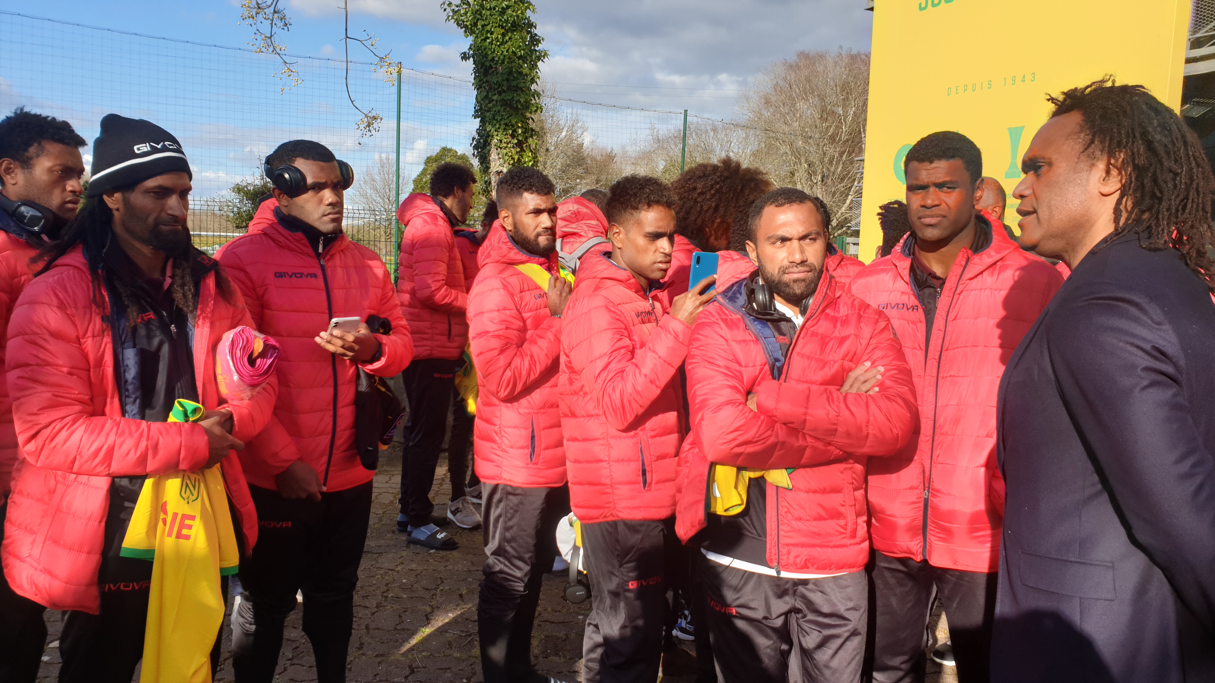 Les cagous en visite à la Jonelière / Sélection A - FC Nantes (Photos)