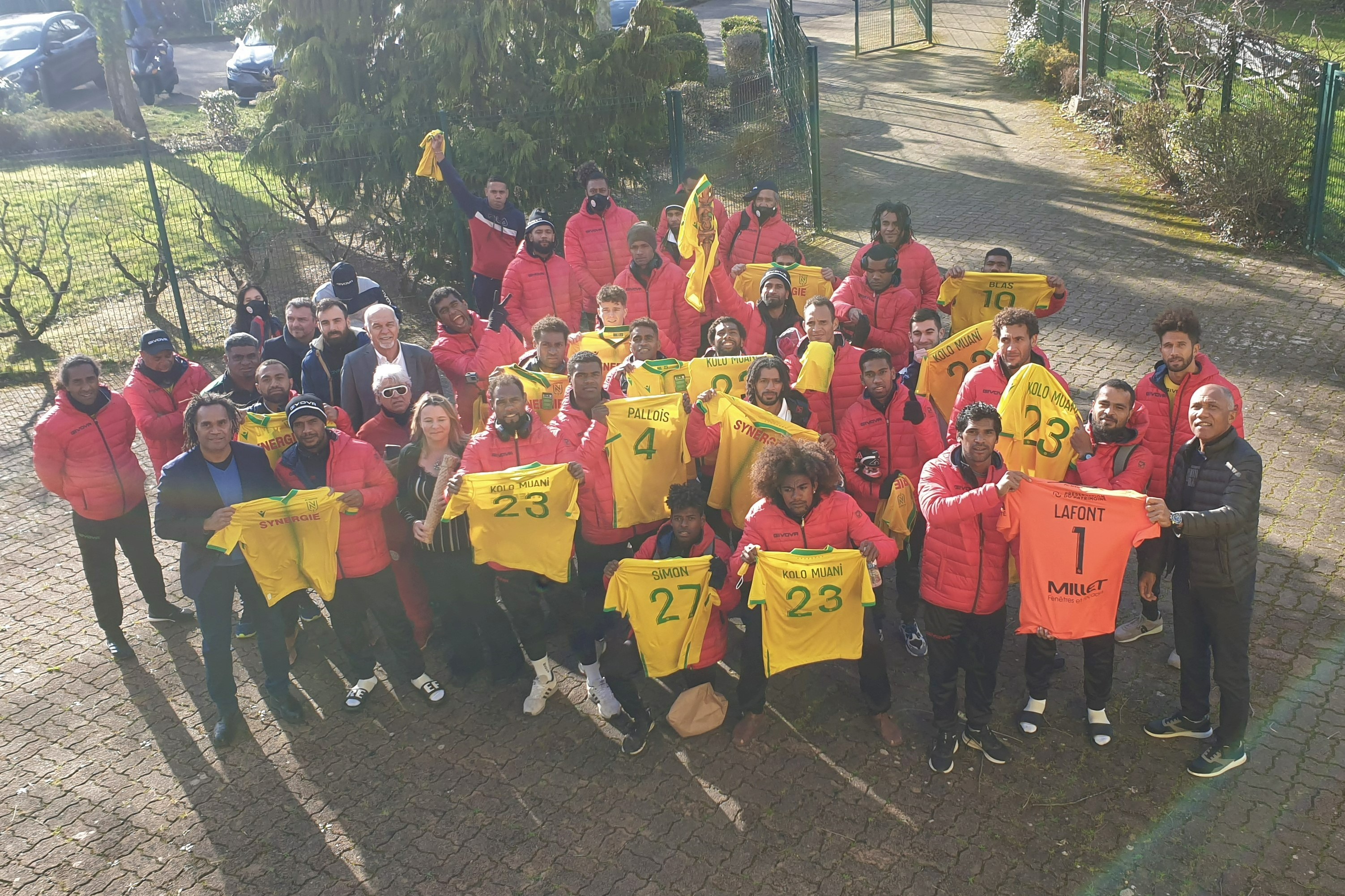Les cagous en visite à la Jonelière / Sélection A - FC Nantes (Photos)