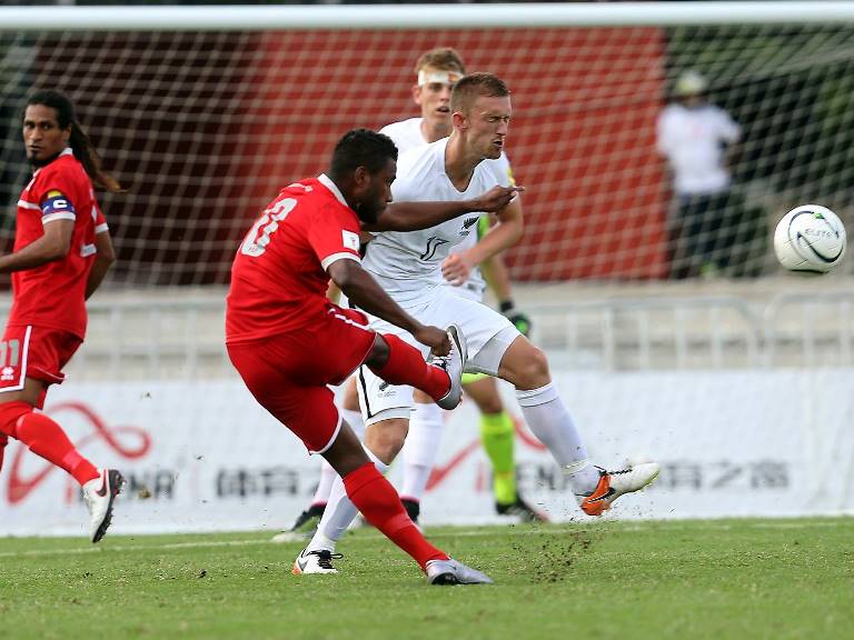 Crédit Photo : OFC. César ZEOULA, lors de la confrontation des cagous face à la Nouvelle-Zélande en 2016 aux PNG.