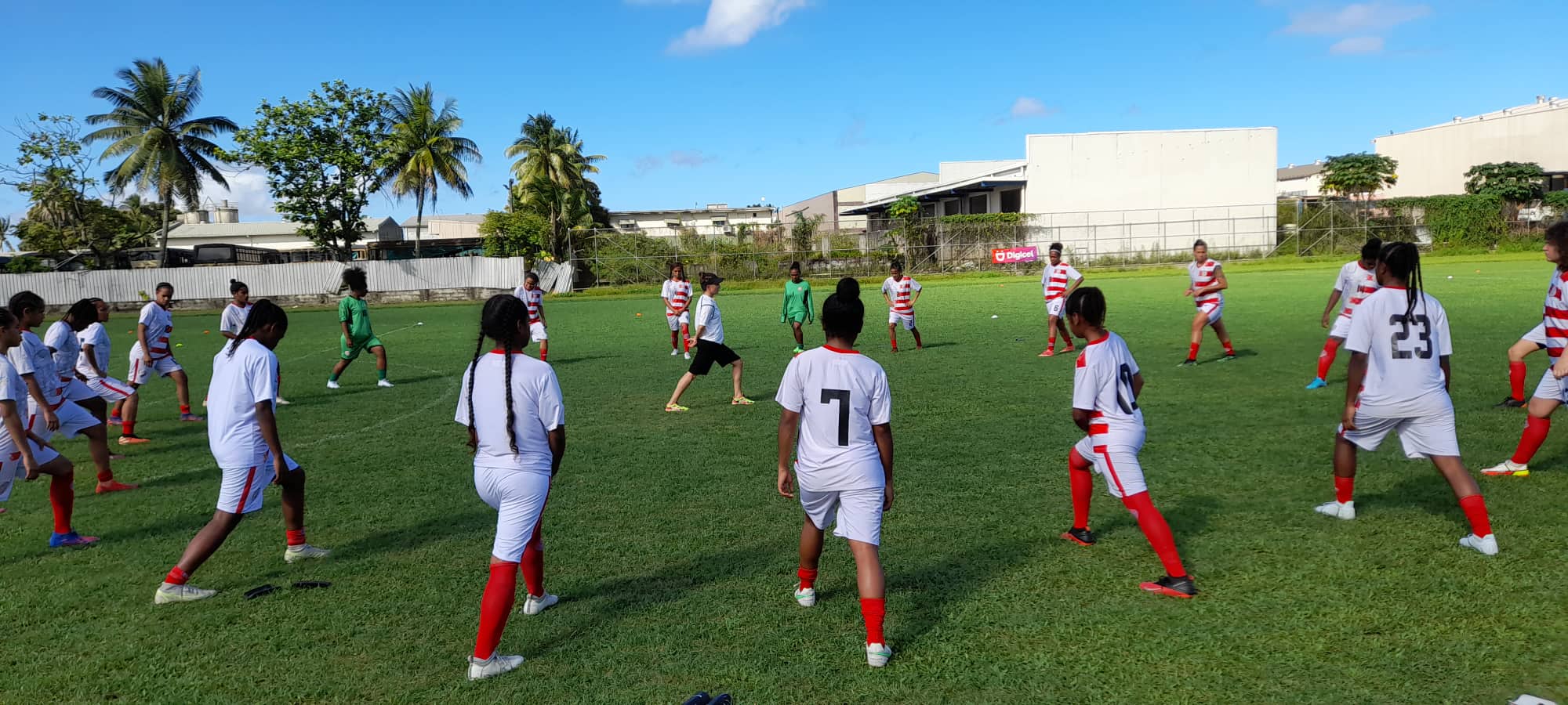 Crédit Photos FCF. Les cagou sont déjà en "mode compétition" à quatre jours maintenant de leur entame de tournoi.