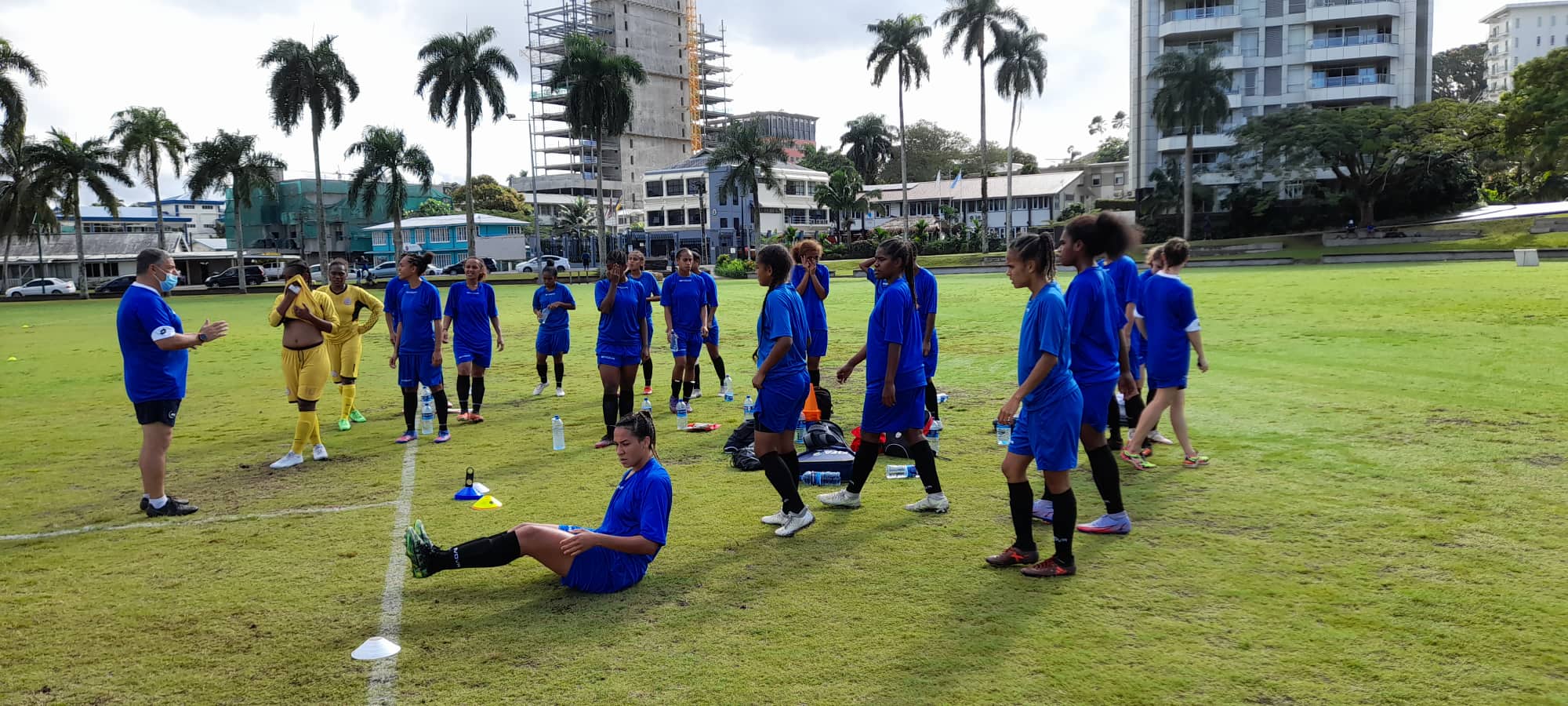 L'équipe Féminine NC est bien arrivée à SUVA | Qualifications OFC - Sélection A Féminine