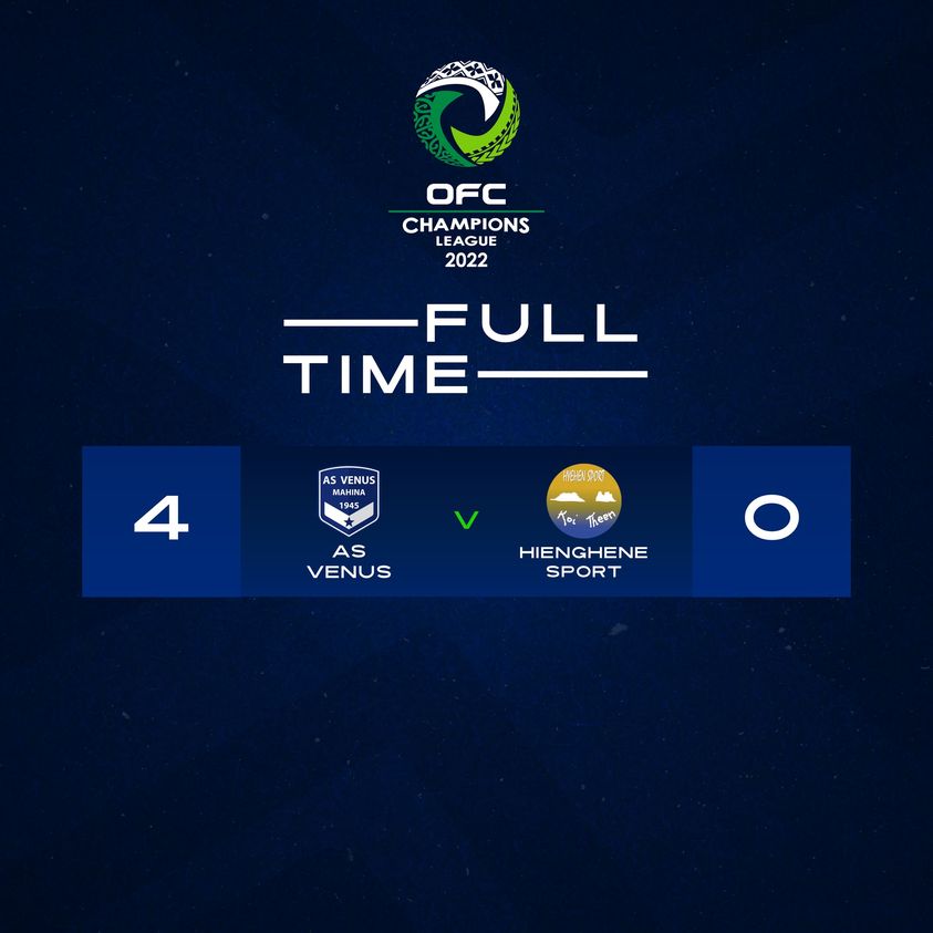 HIENGHENE éliminé en demies par VENUS (0 - 4) | Champions League OFC 