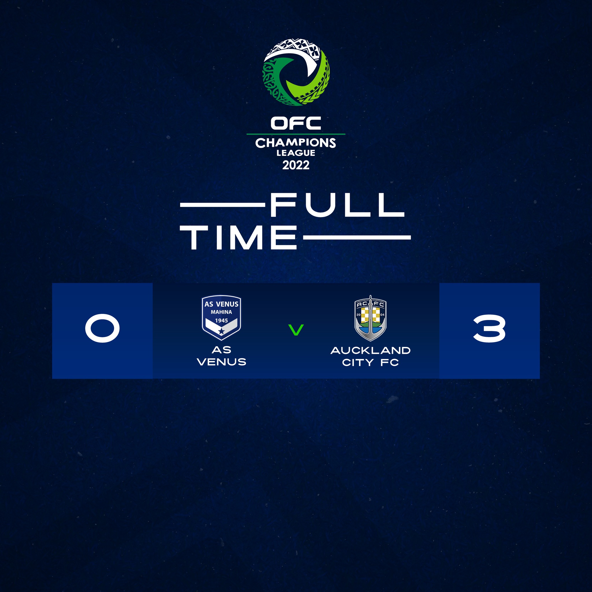 AUCKLAND CITY tient sa DECIMA en Champions League OFC | Victoire 3-0 face à Vénus 