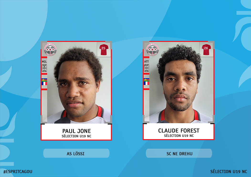 LA LISTE DES 23 CAGOUS | SELECTION U19 NC | OFFICIEL FCF