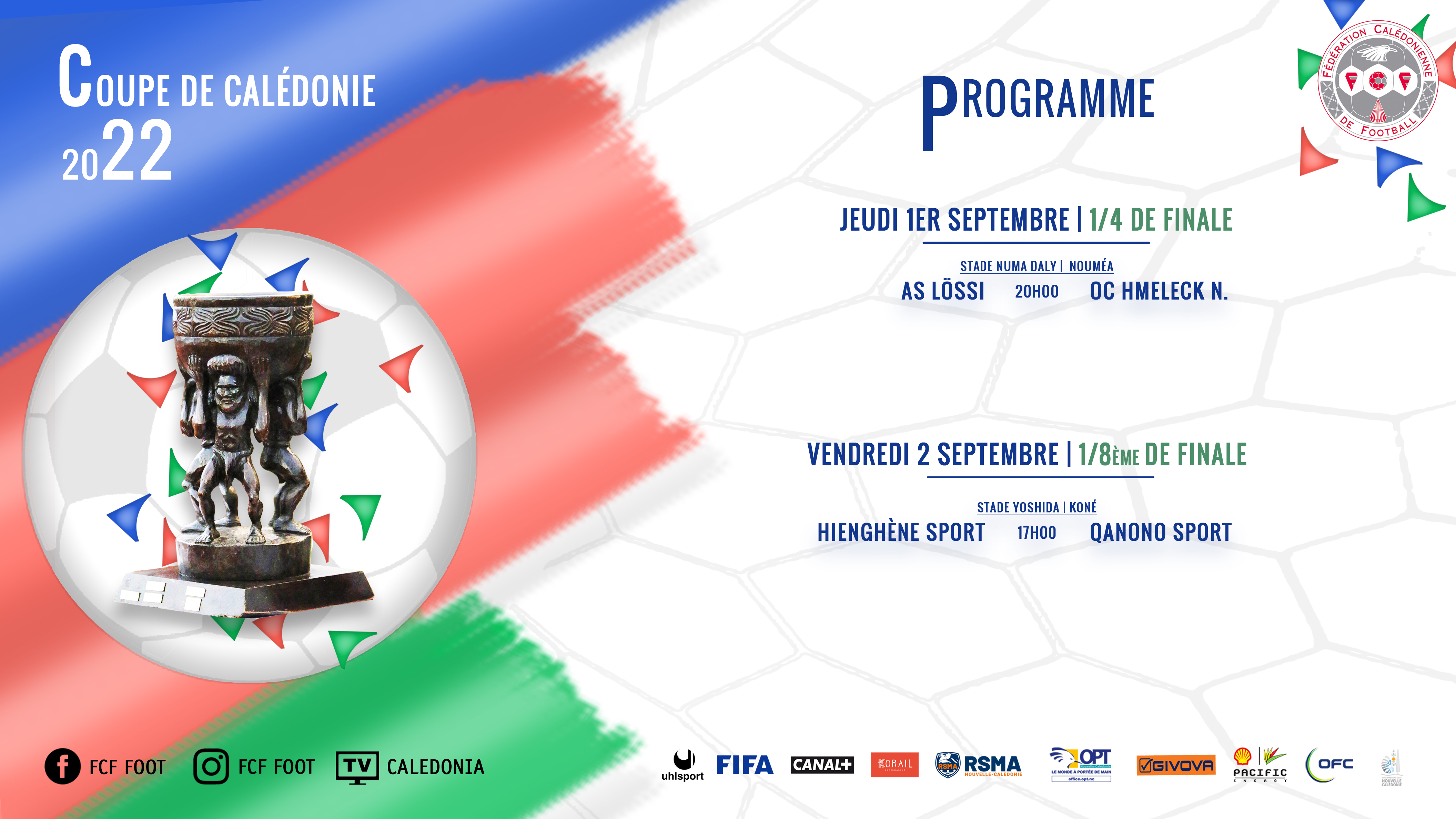 Un DERBY HISTORIQUE pour HMELECK face à LÖSSI | COUPE DE CALEDONIE - 1/4 de finale (avancé)