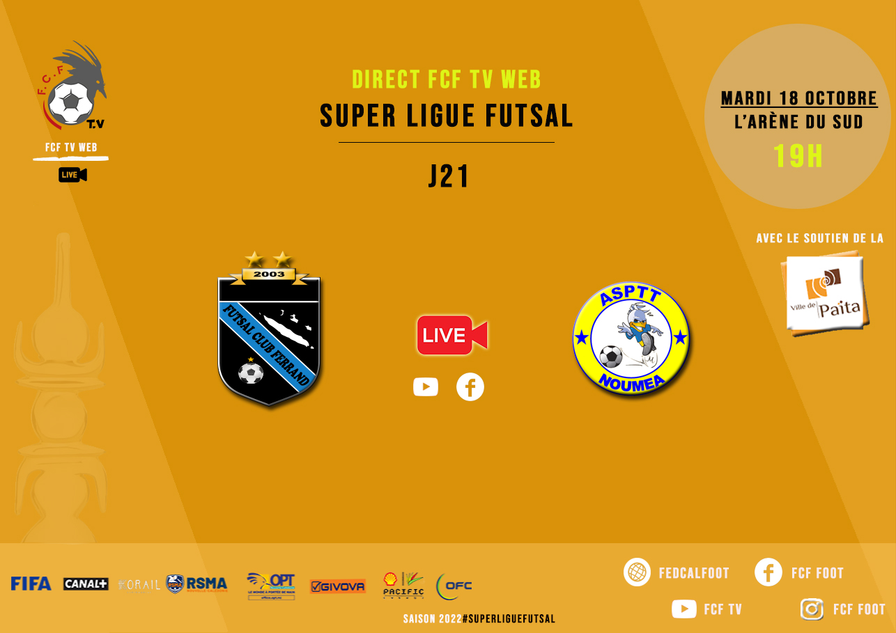 Un choc ASPTT-FERRAND dès les 1/8èmes | TIRAGE des 1/8èmes de finale | COUPE DE CALEDONIE FUTSAL 