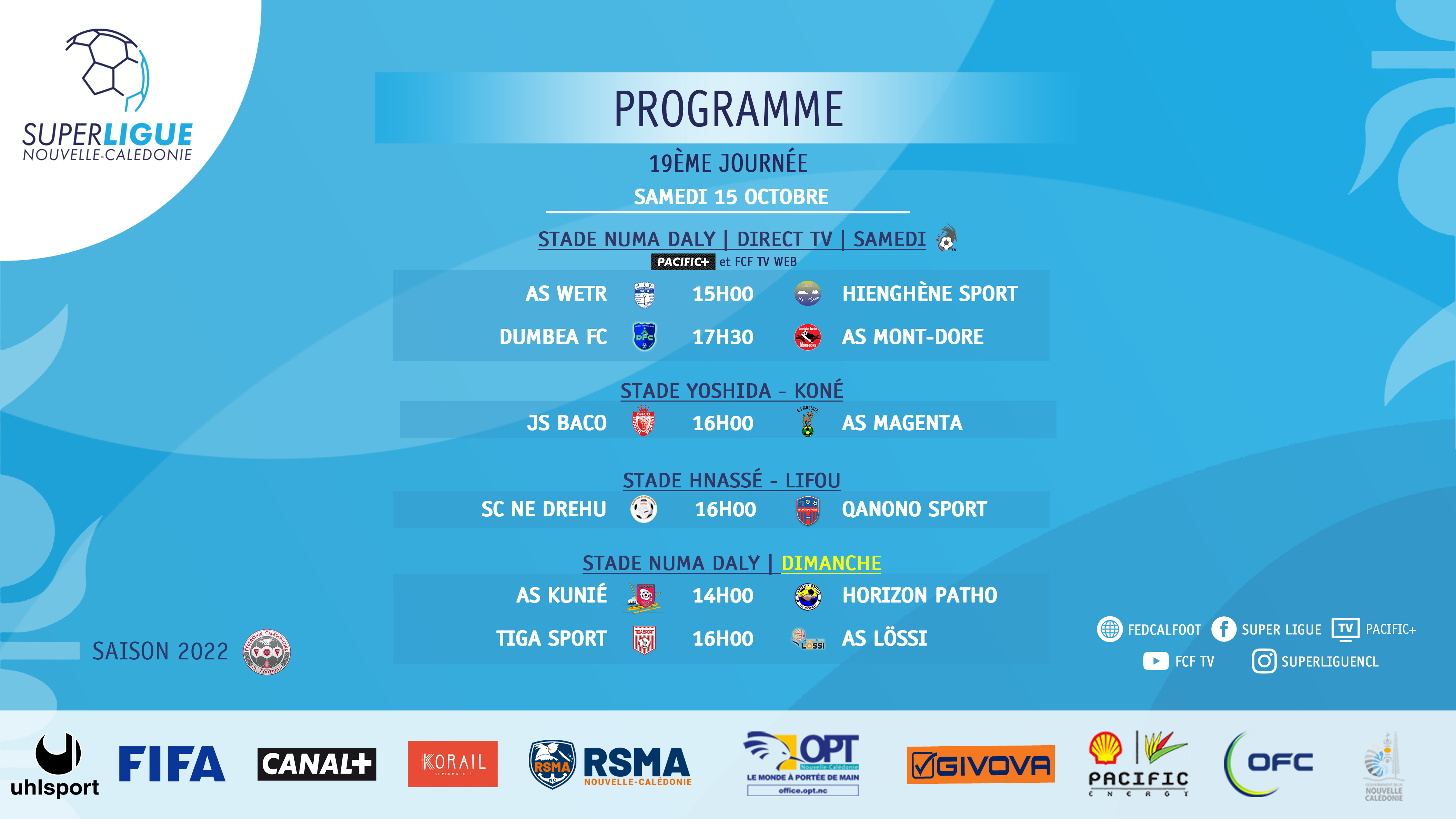 Le SUPER LIGUE retrouve son rythme | Programme J19 + LIVE TV MATCHS (samedi)