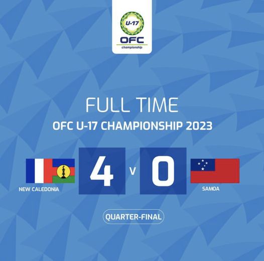 Les U17 cagous en demies face à TAHITI | Qualifications U17 OFC