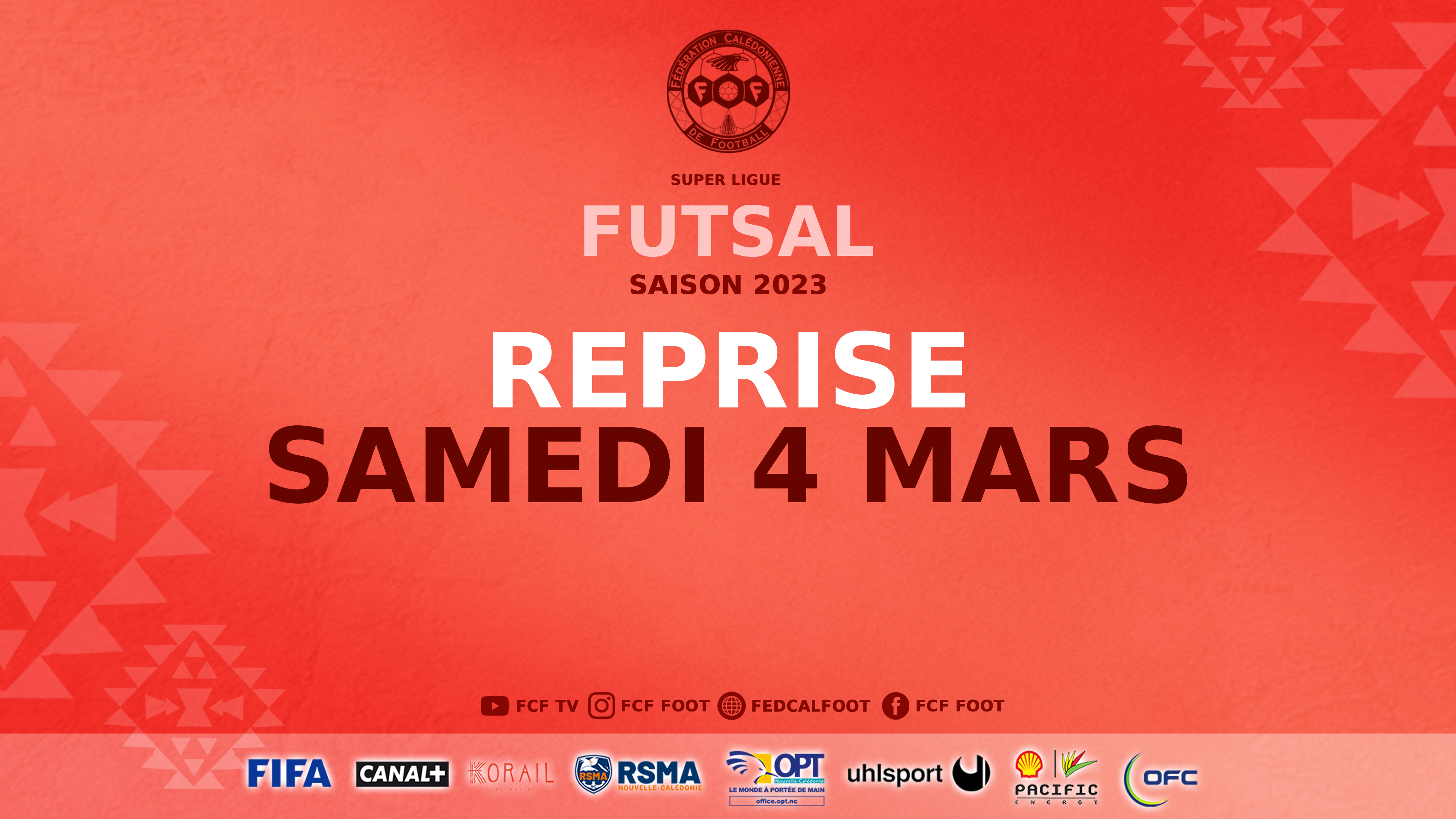 A l'heure de la REPRISE | Programmes 1ères journées + Calendriers 2023