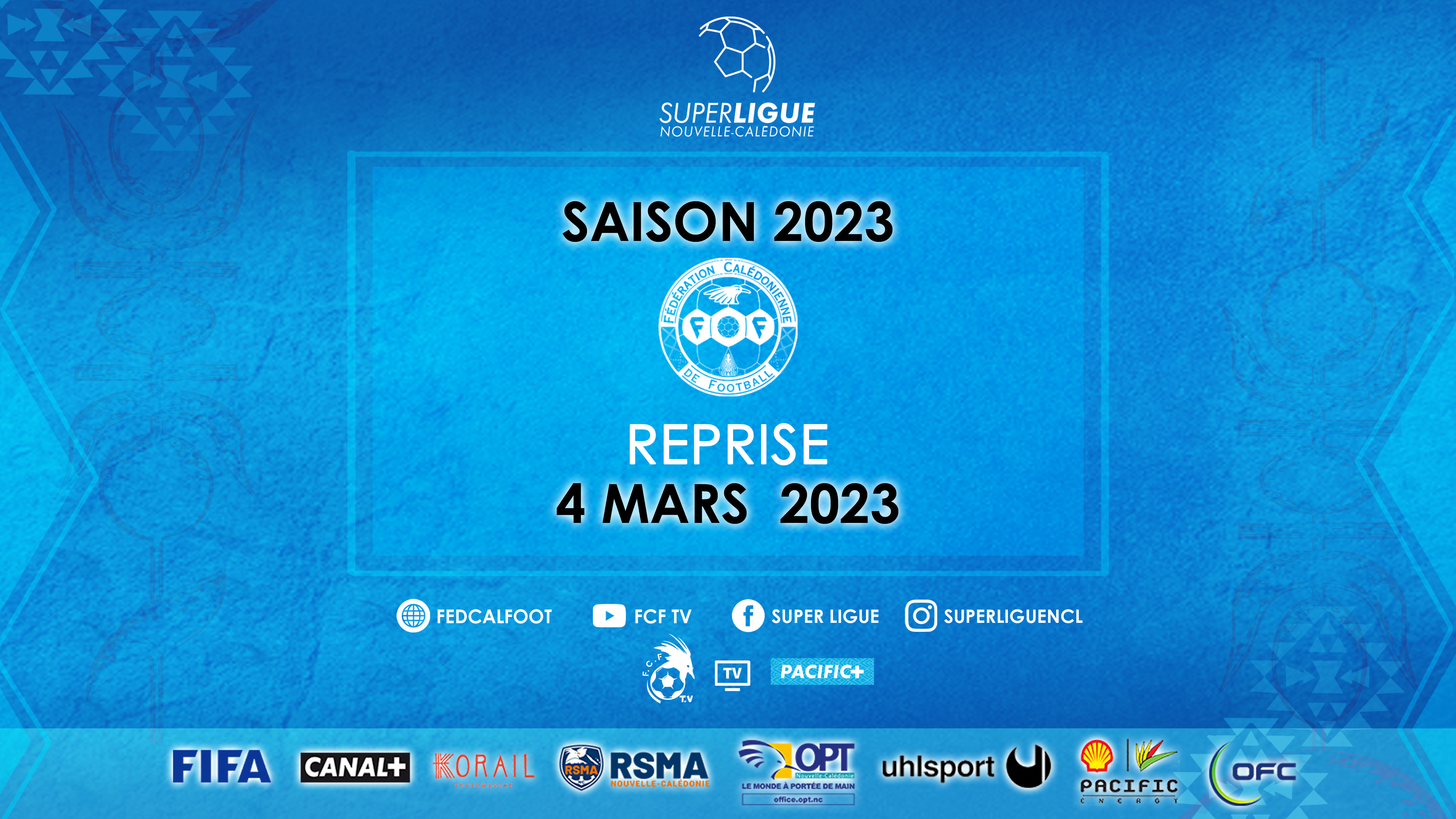 A l'heure de la REPRISE | Programmes 1ères journées + Calendriers 2023