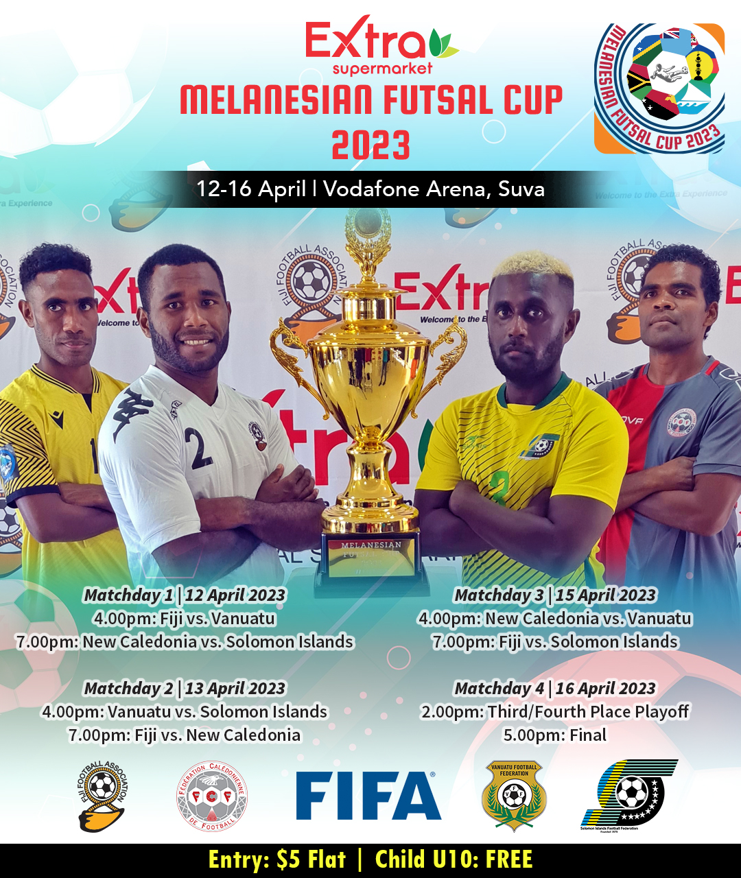 Les cagous défaits face aux SALOMON (3 - 5) | MELANESIAN FUTSAL CUP | 1ères rencontres