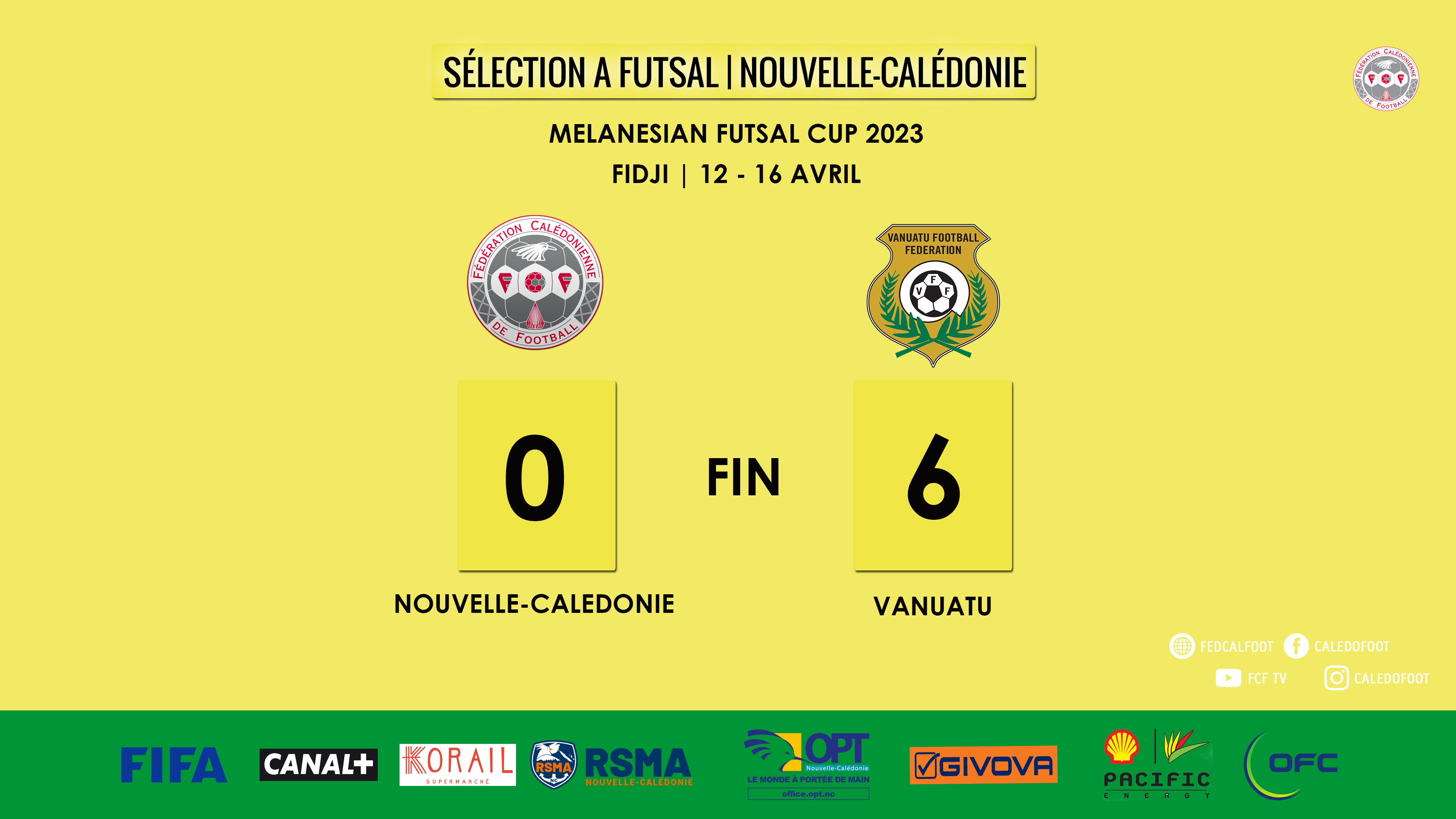NC 2 - 0 FIDJI | Sélection A FUTSAL | MELANESIAN FUTSAL CUP (Fidji)