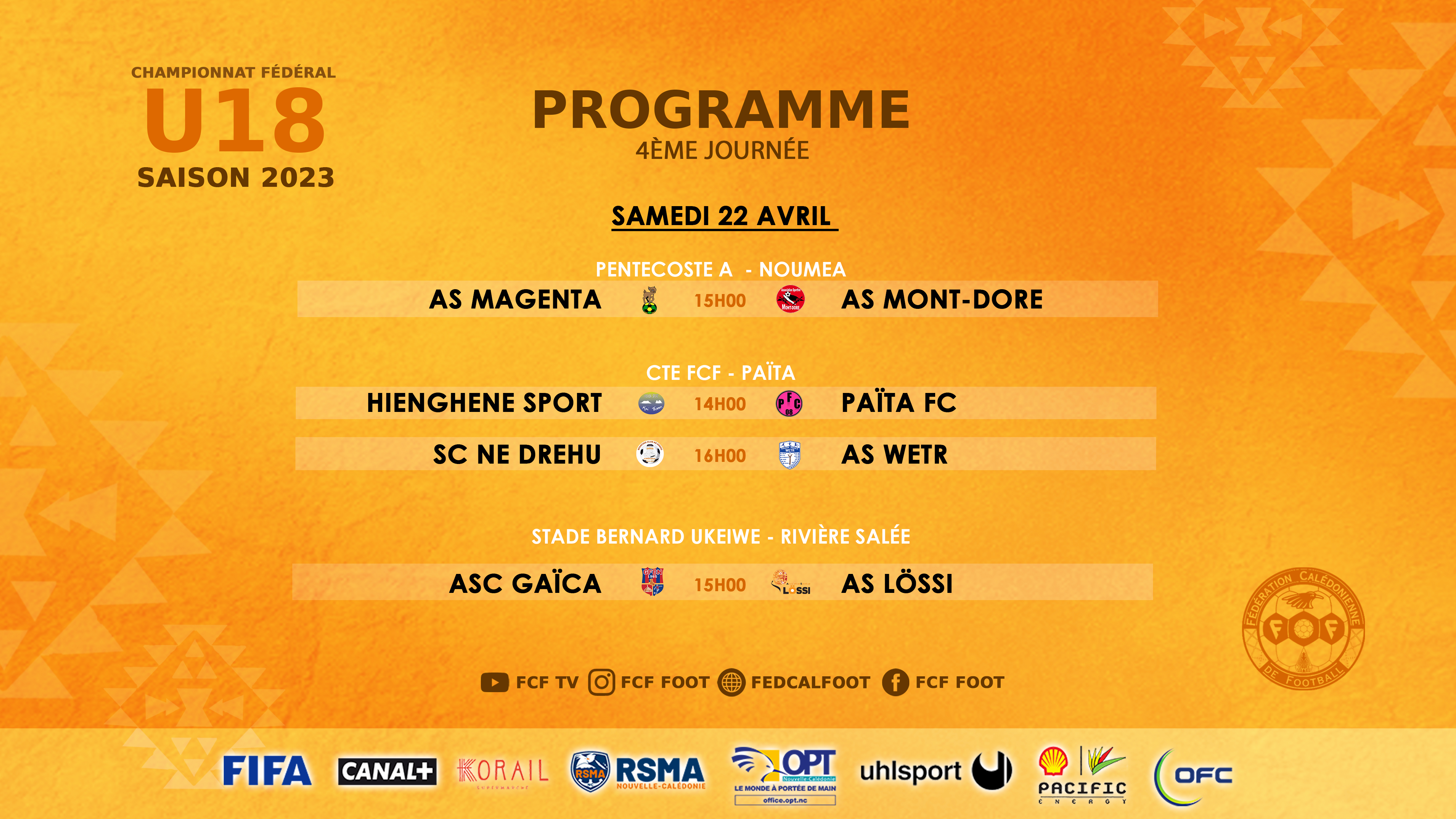 7ème journée en approche | SUPER LIGUE - J7 | Programme SL FUTSAL + U18 Fédéral