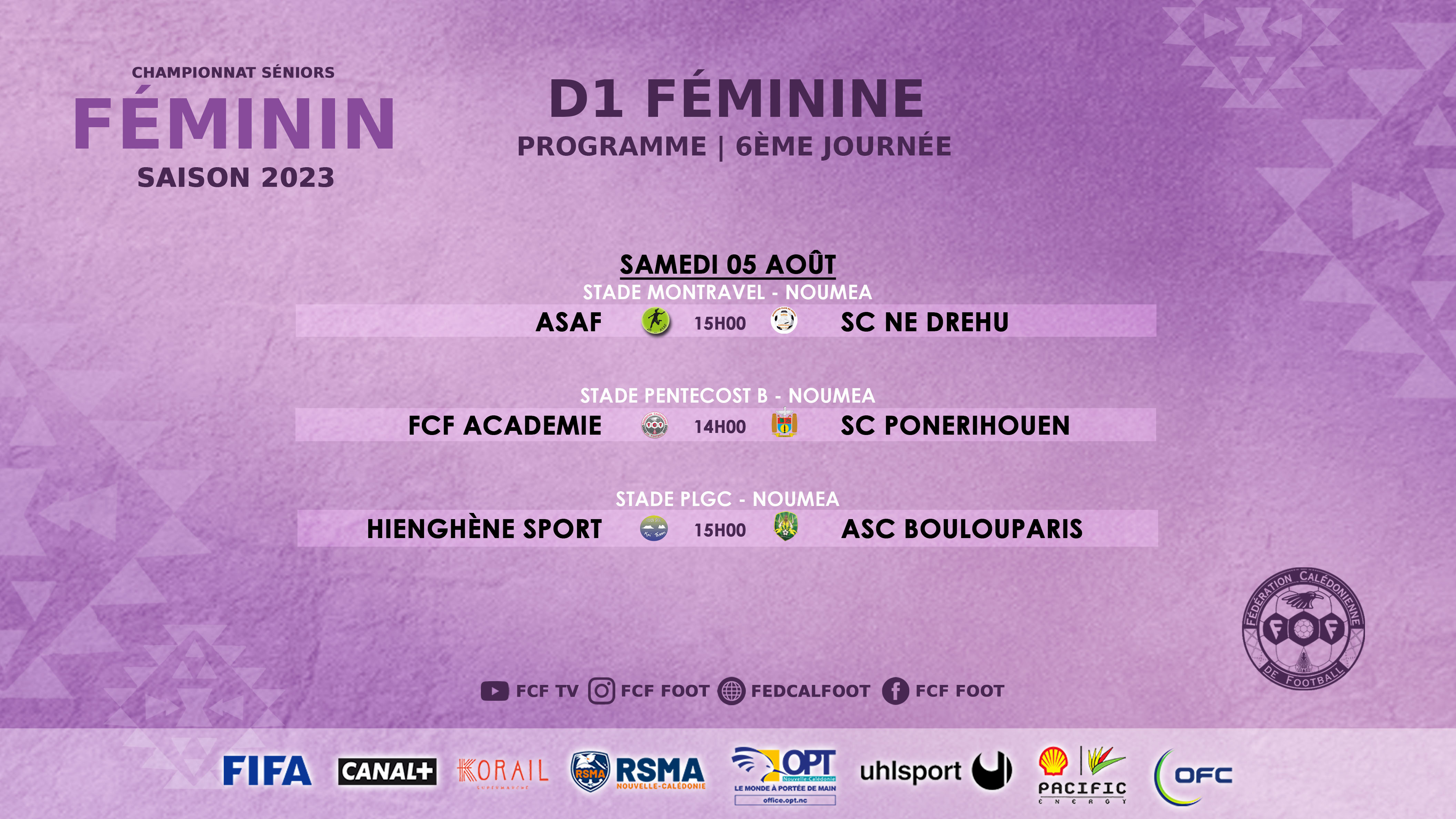 Résultats du week-end | SUPER LIGUE J17 (REPLAY TV) + COUPE U18 + D1/D2 FEMININES