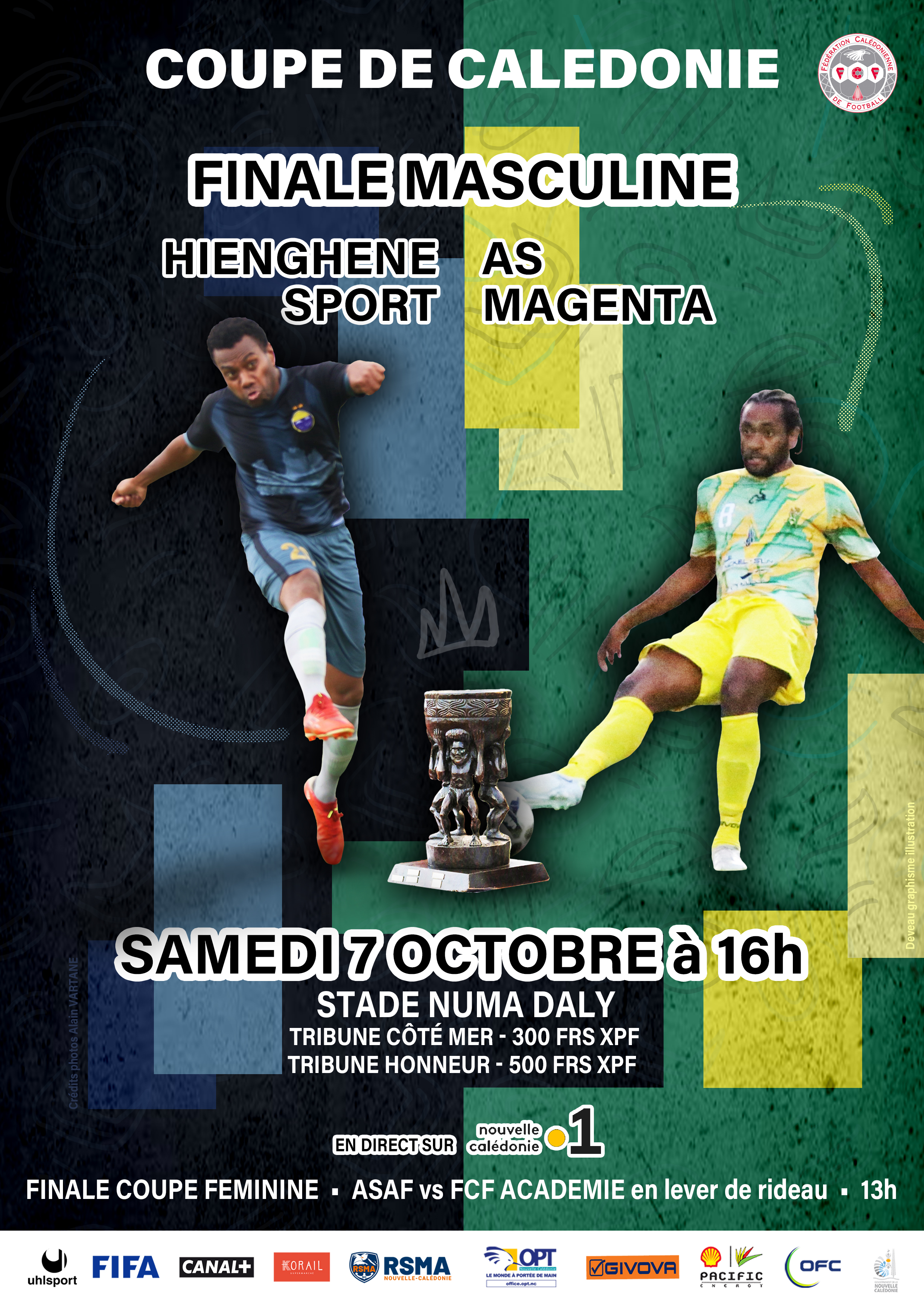 La fête s'annonce grandiose | FINALES de la COUPE DE CALEDONIE | Samedi 7 octobre - DIRECTS TV (13H00 et 16H00)