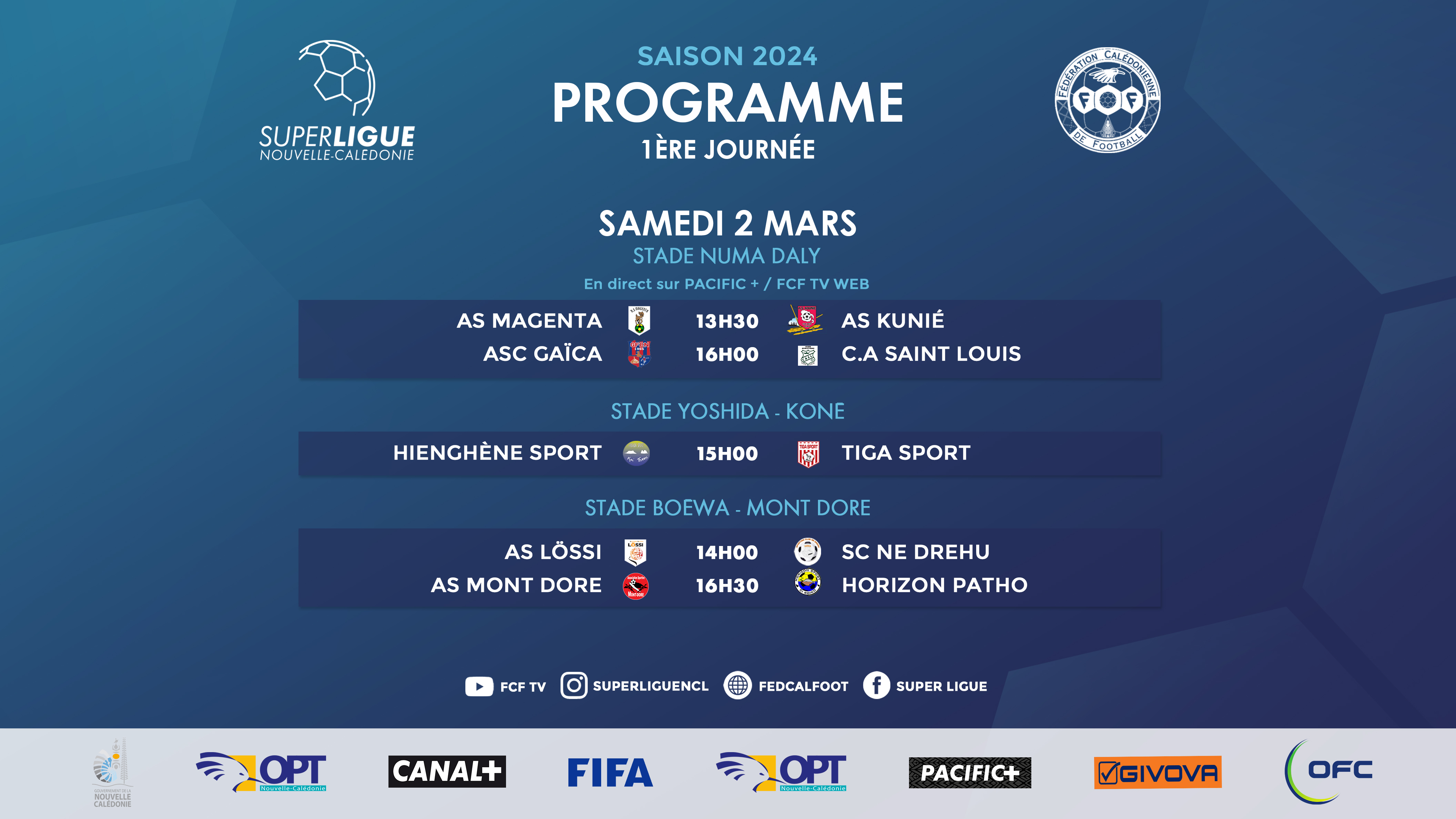 Une SUPER LIGUE 2024 sous un nouveau FORMAT | CLIP VIDEO = reprise + Programme J1
