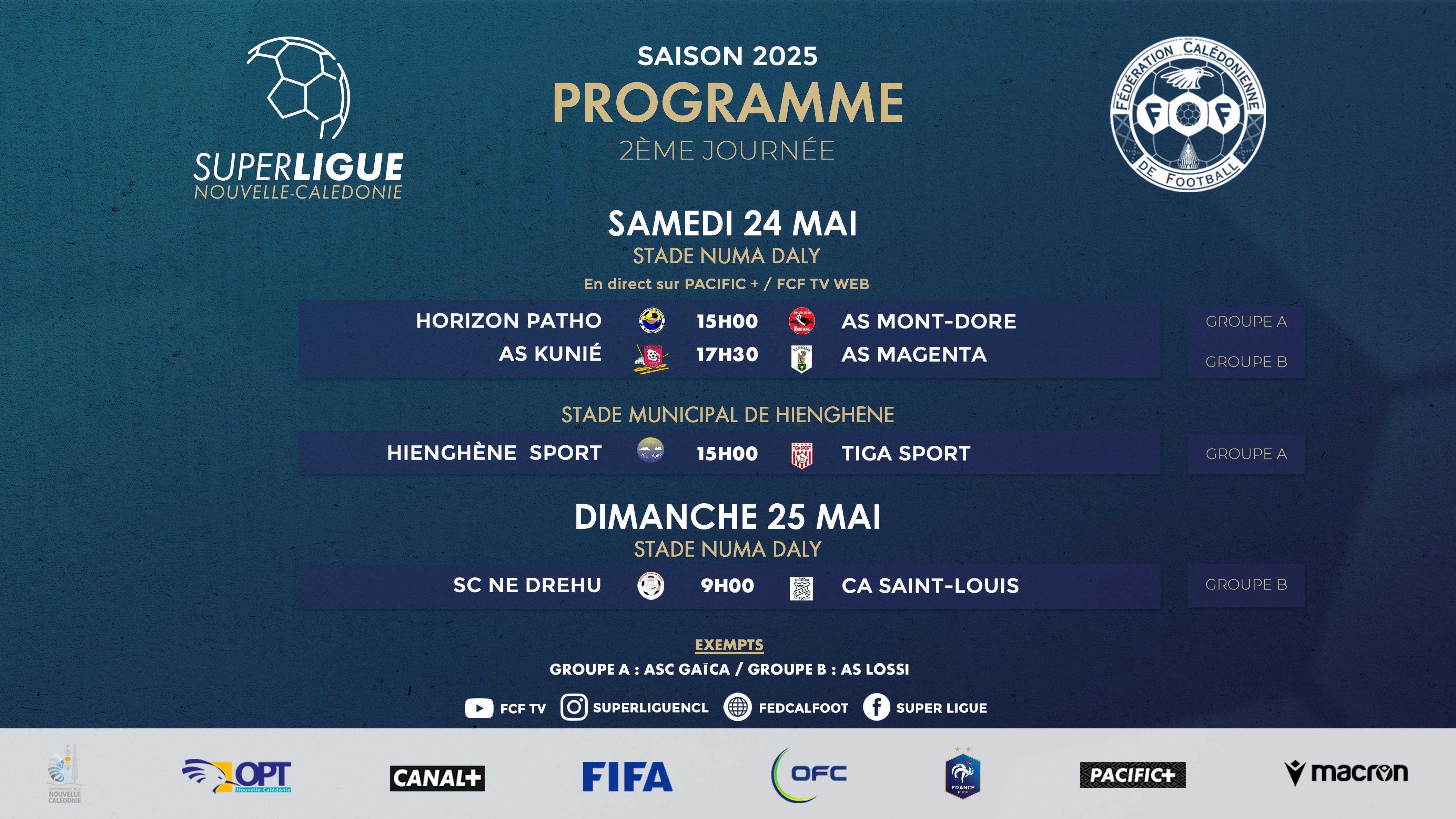 La reprise actée, place à la seconde journée | SUPER LIGUE = PROGRAMME J2 + Résumé VIDEO J1