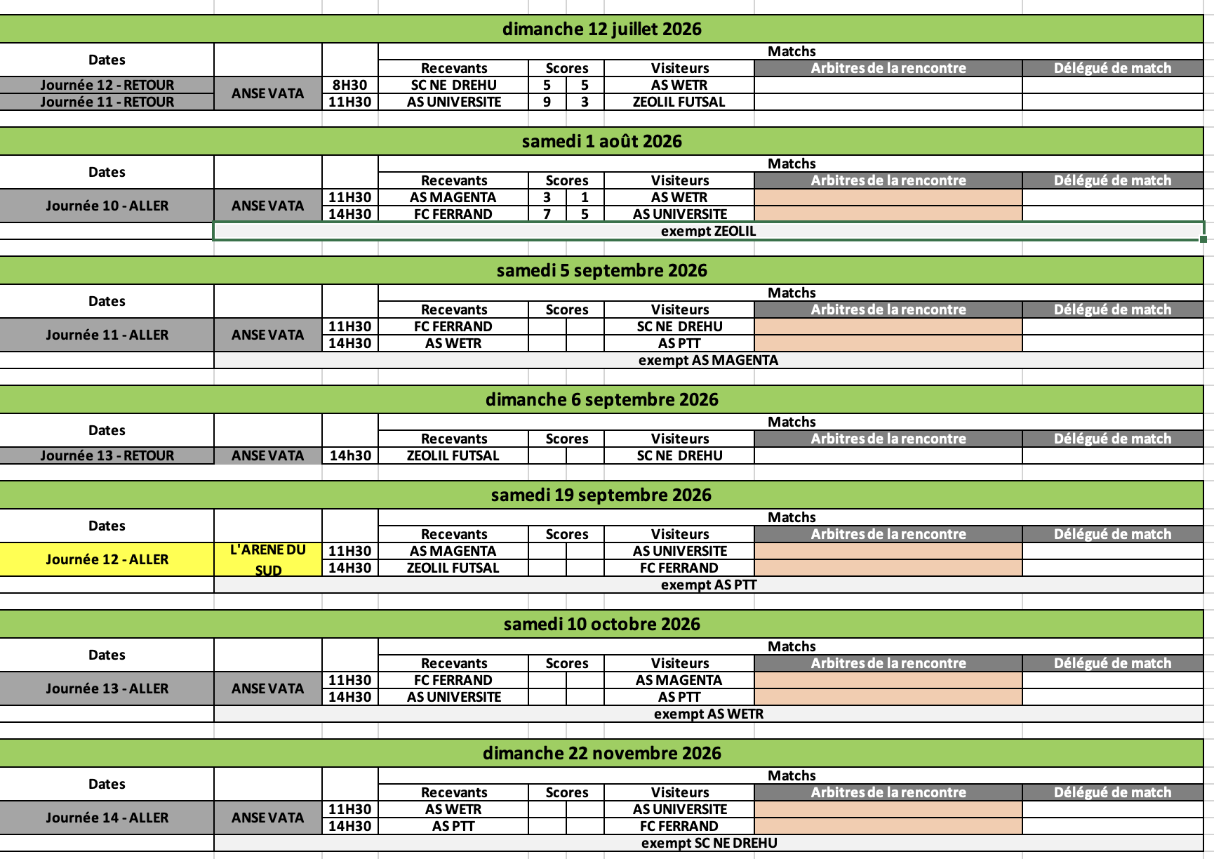 SUPER LIGUE FUTSAL