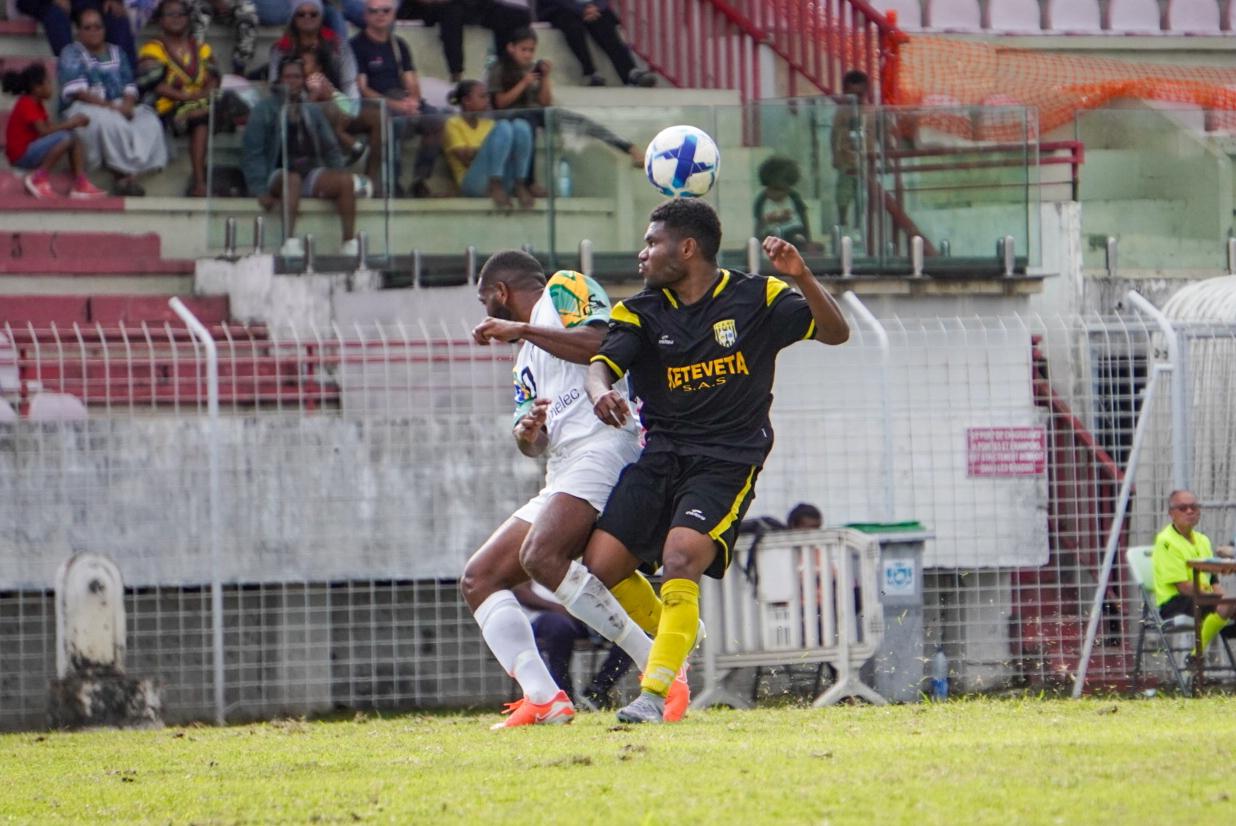 L'AS MAGENTA a dominé Bélep Mont-Dore, ce dimanche, sur le score de 3 buts à 0. Crédit FCF