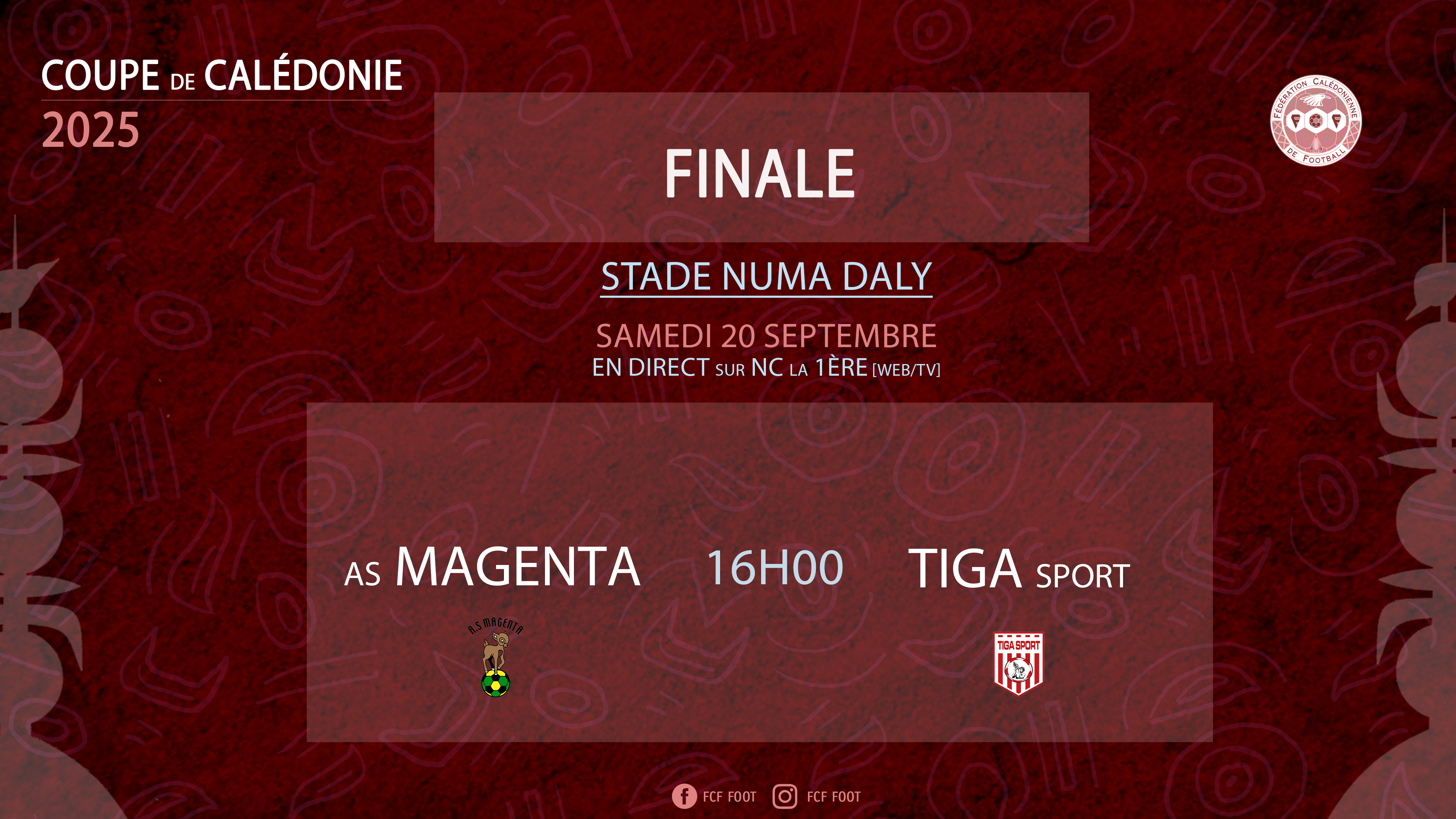 MAGENGA et TIGA : Qui soulèvera la COUPE ? | FINALE = ce samedi 20 septembre - coup d'envoi 16H00 [Direct TV]