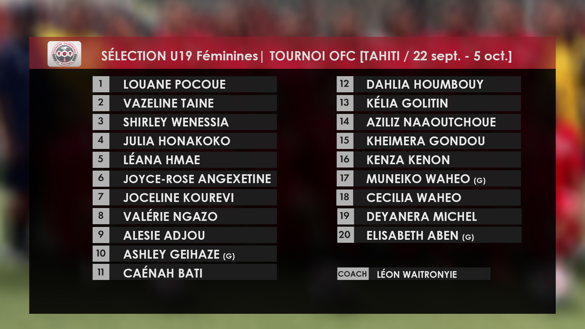 Succès in extremis face au VANUATU (1-0) | Tournoi U19-Féminin OFC (match 1)