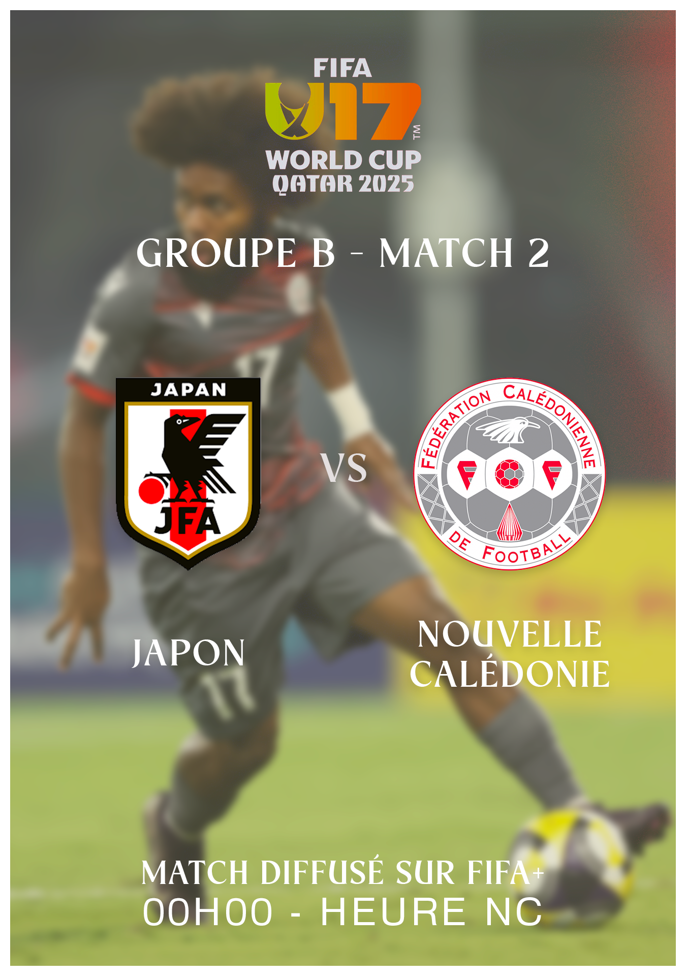 Le JAPON huit ans après | JAPON vs NCL = cette nuit à MINUIT [DIRECT TV] | Mondial U17 de la FIFA