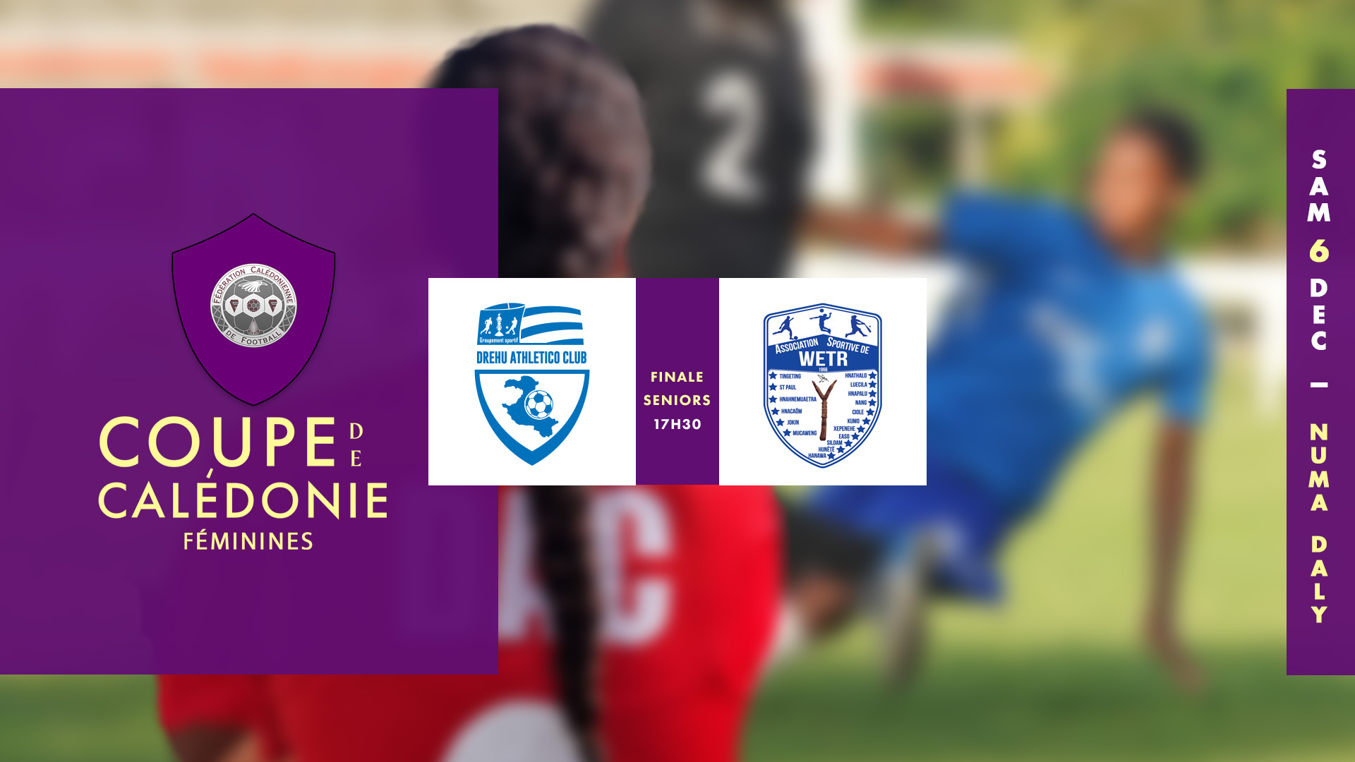 Les FINALES FÉMININES se jouent ce samedi à Numa Daly [DIRECT TV] | Coupe Féminines [U16 / seniors]