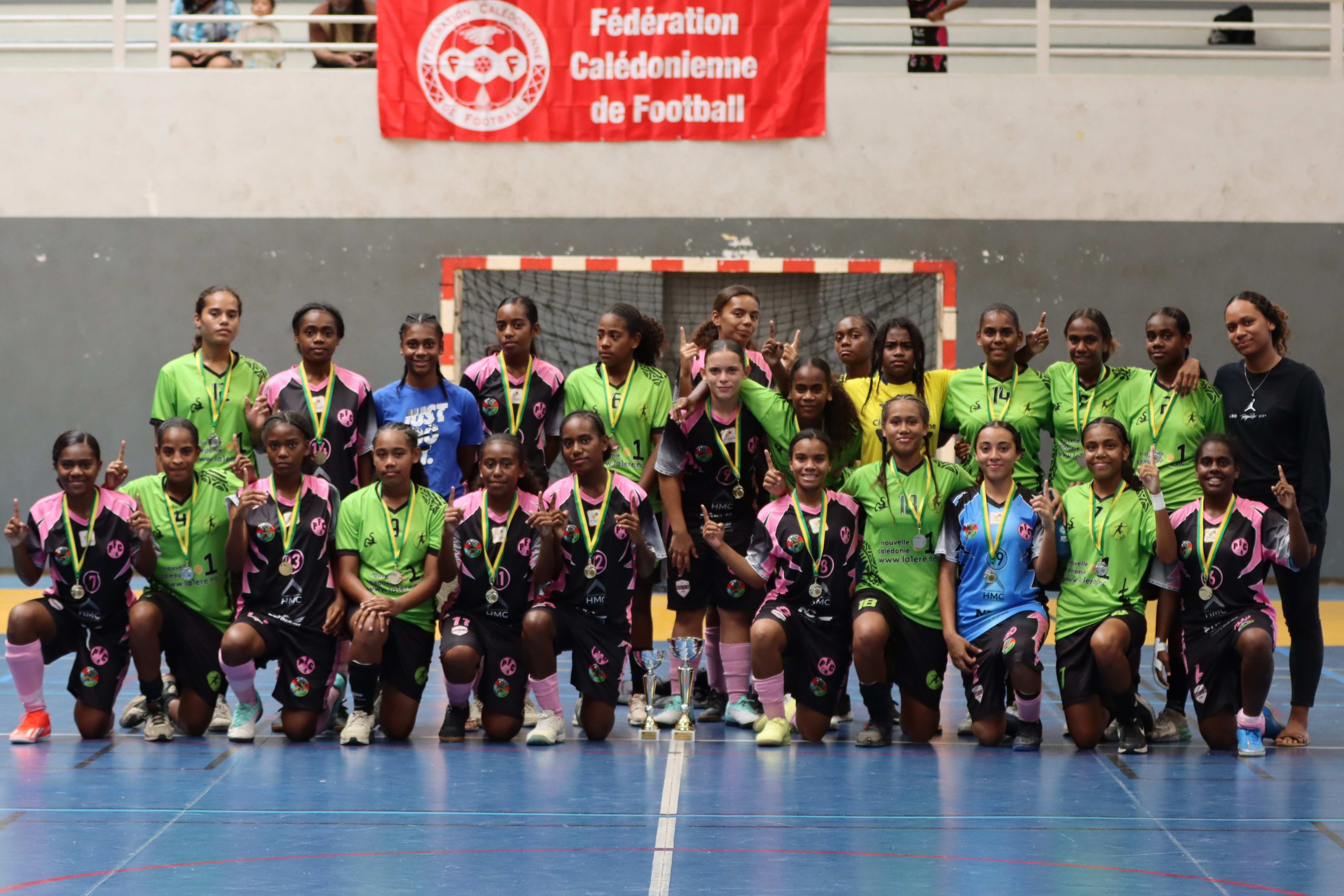 Les filles de PAÏTA et de l'ASAF se retrouvaient en finale de coupe promotionnelle futsal ce dimanche