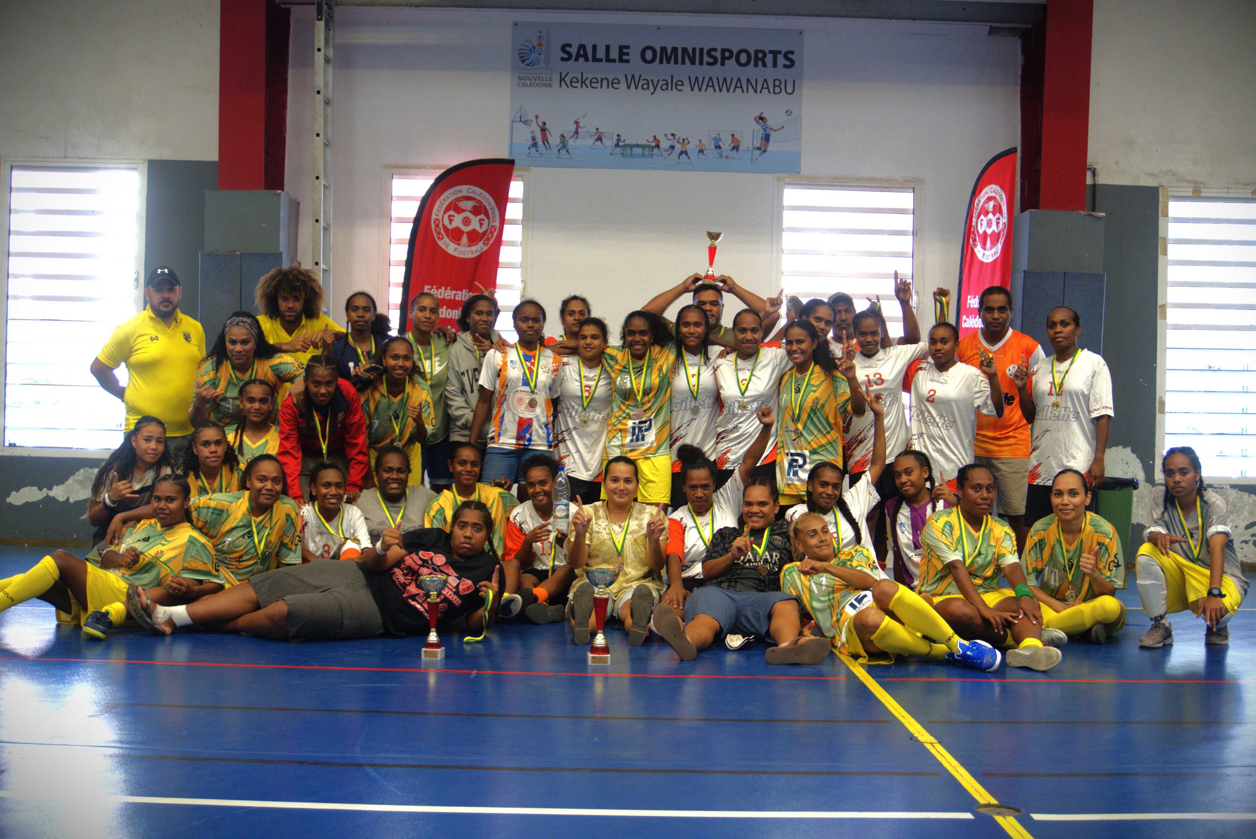 Le Sc Ne Drehu et Magenta auront livré une belle prestation en finale de Coupe seniors féminines.