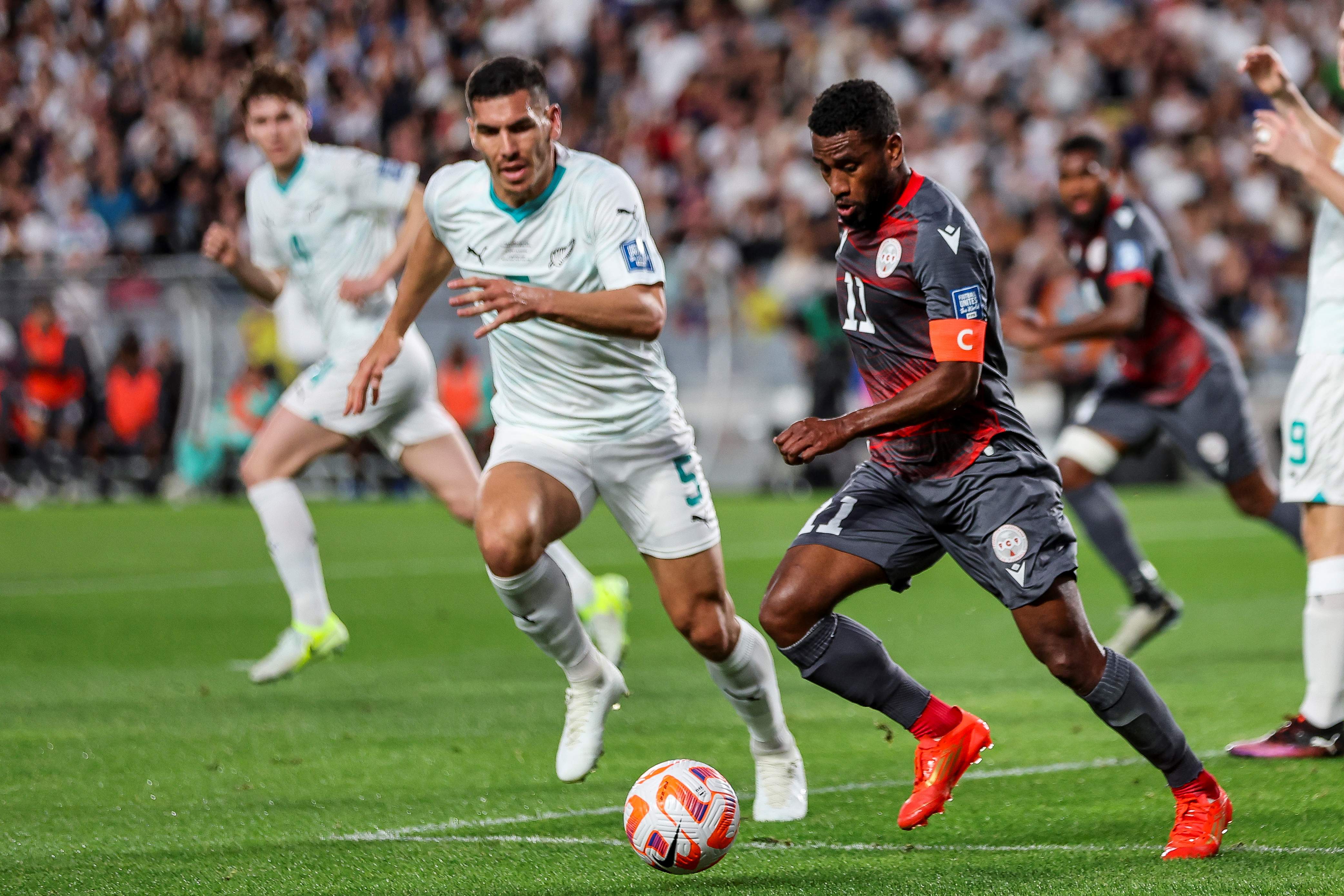 César ZEOULA, ici face à la Nouvelle-Zélande, en mars 2025 à EDEN PARK.