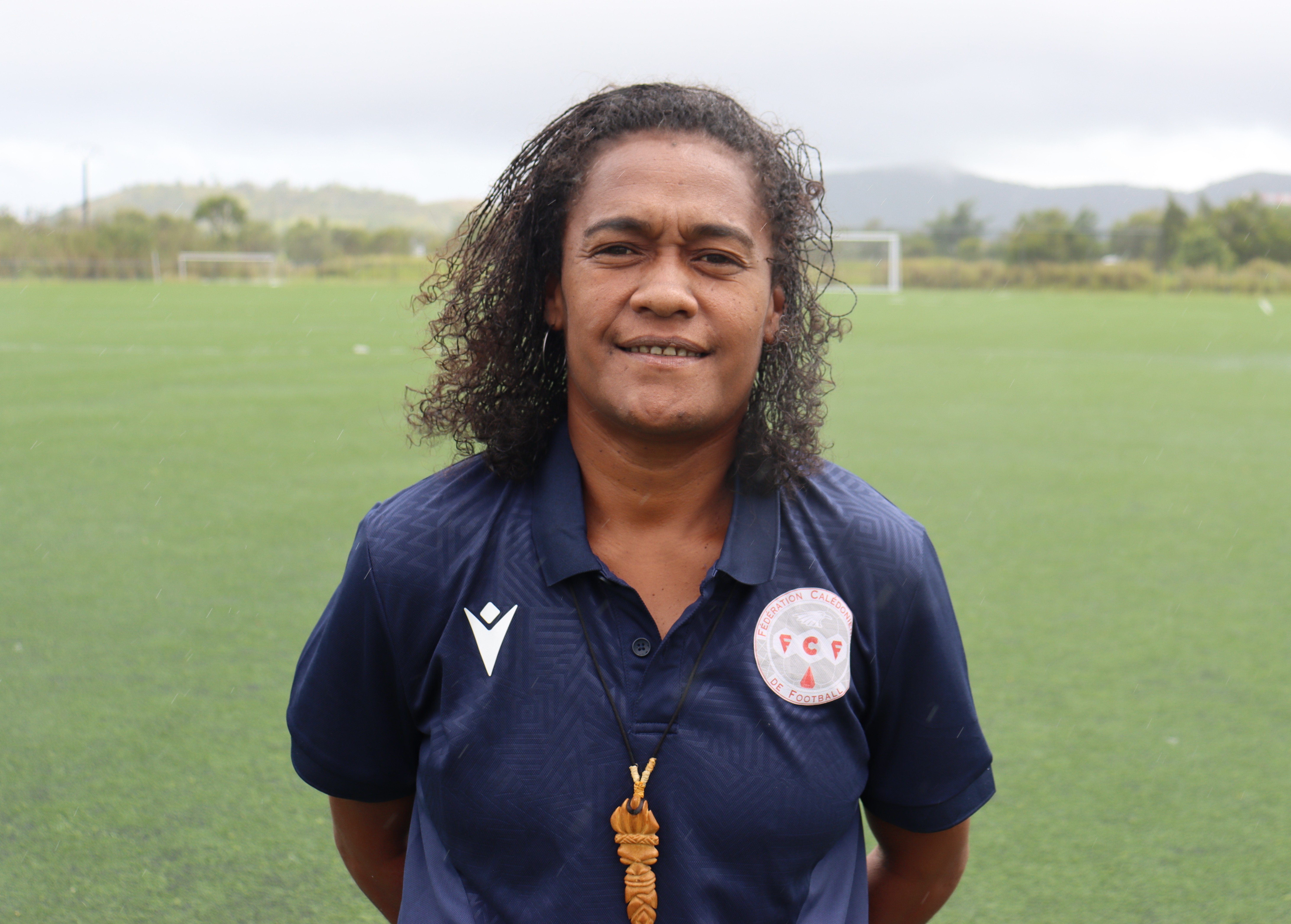 Christelle WAHNAWE est la nouvelle Sélectionneuse de l'équipe féminine de Calédonie. Crédit FCF