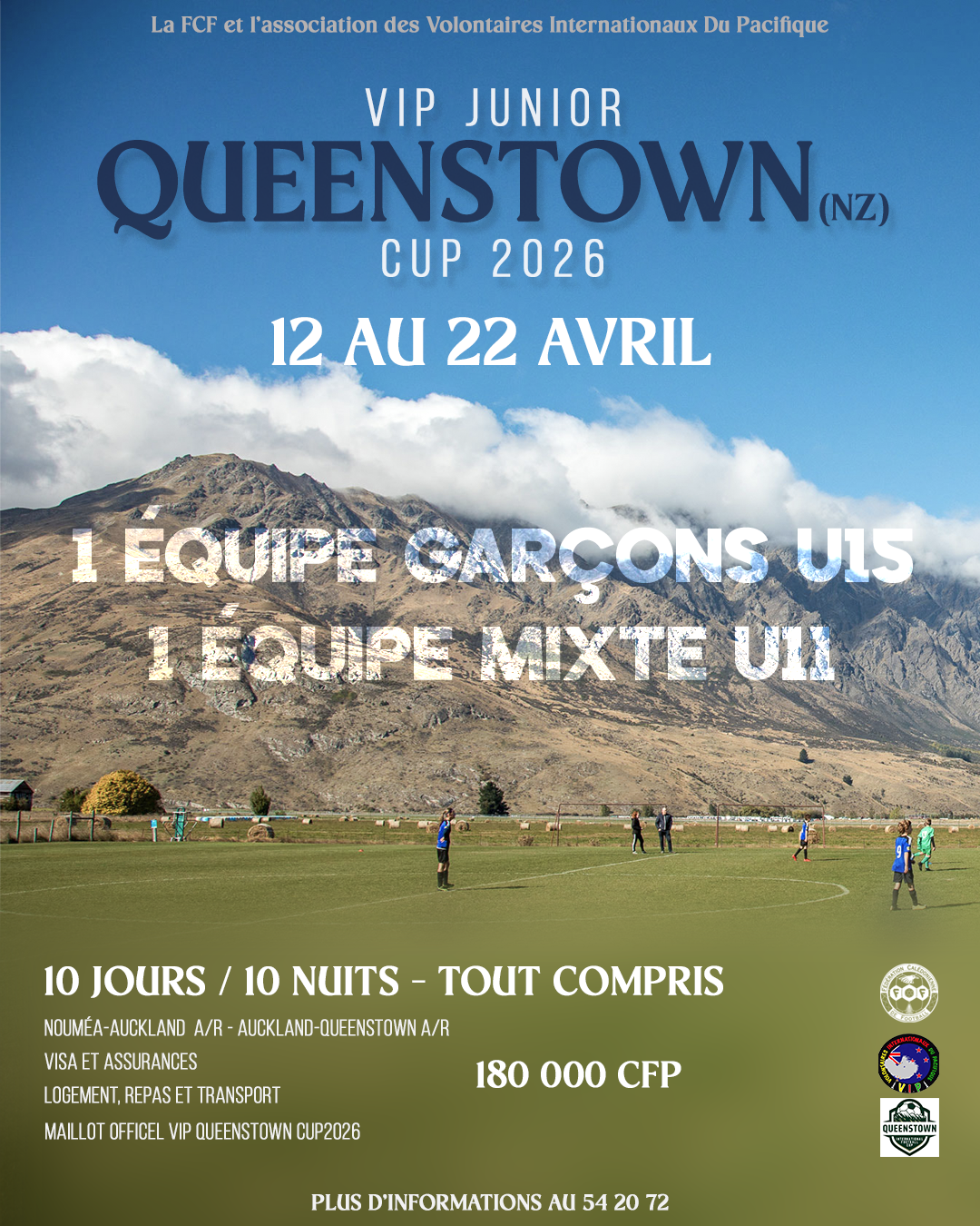 La QUEENSTOWN CUP comme séjour sportif et culturel en Nouvelle-Zélande [avril 2026]