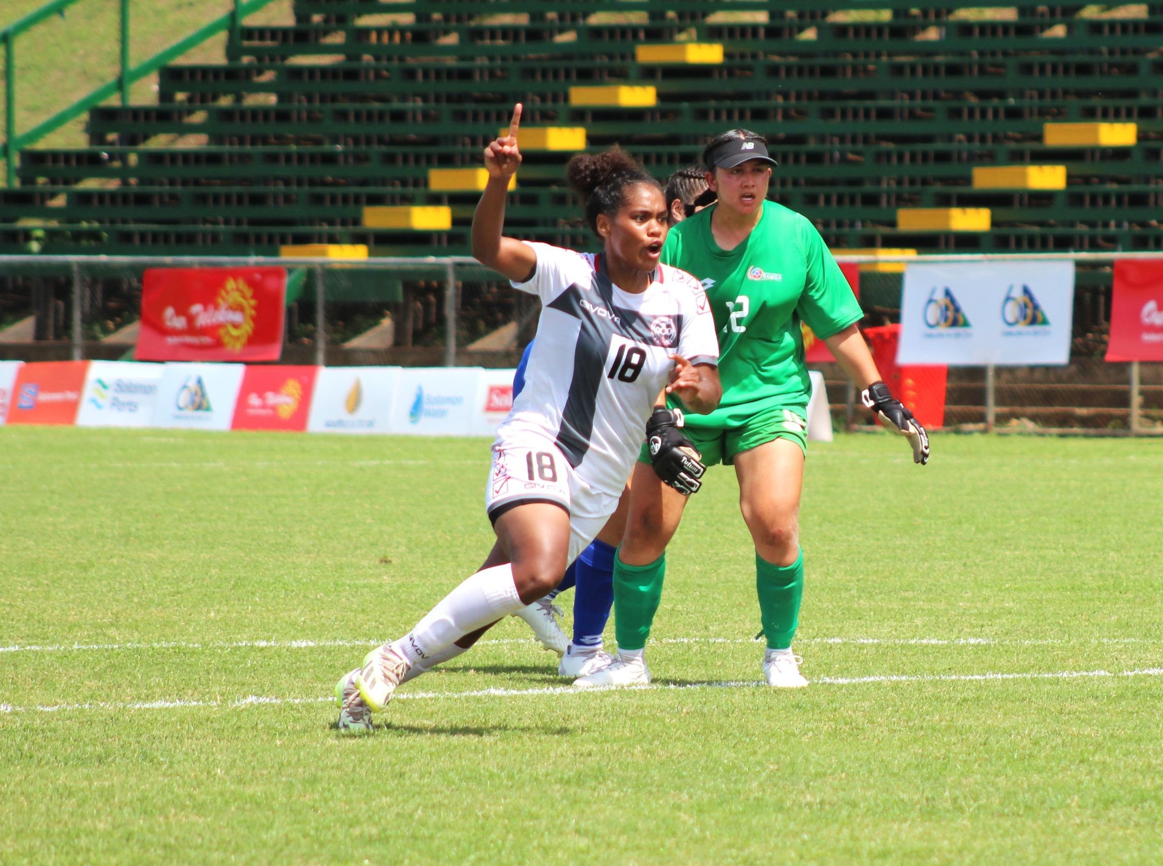 Marie-Laure PALENE arrivera directement aux Fidji - depuis la métropole - ce mercredi, à deux jours de la première rencontre de la Calédonie face aux fidjiennes, ce vendredi. Crédit : Jeux du Pacifique 2023
