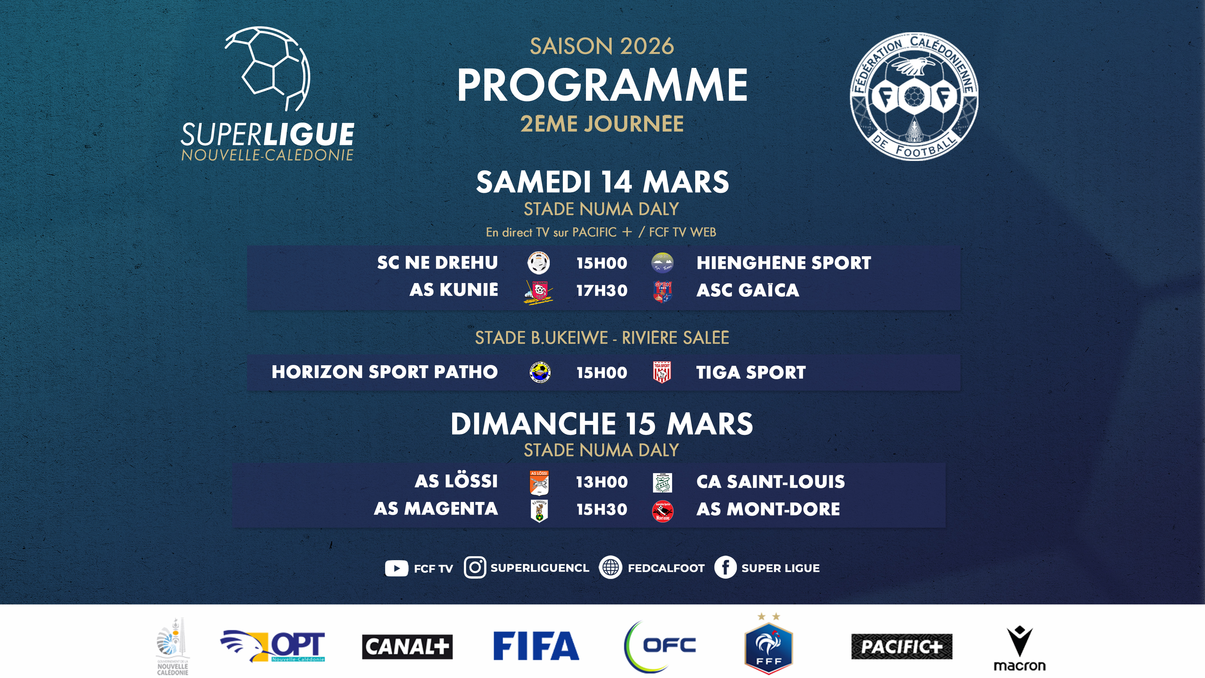 L'entrée en lice du champion en titre TIGA SPORT | Super Ligue - Journée 2 [Programme]