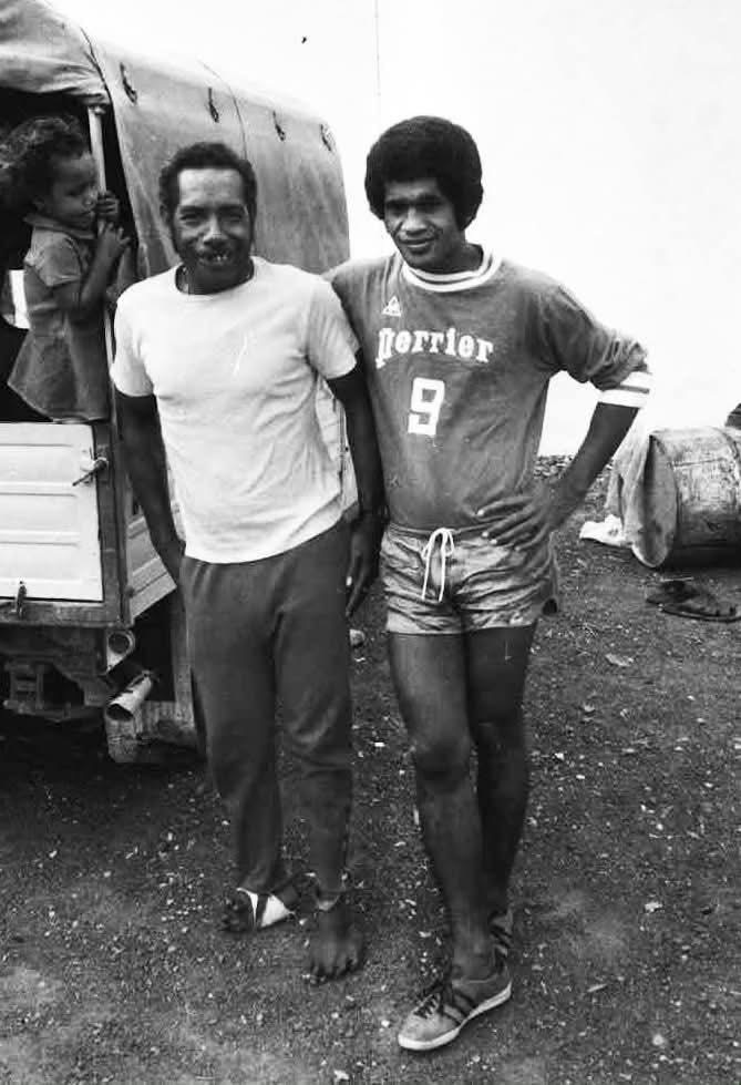 Louis ZEOULA (à gauche) ici avec l'emblèmatique Jacques ZIMAKO.