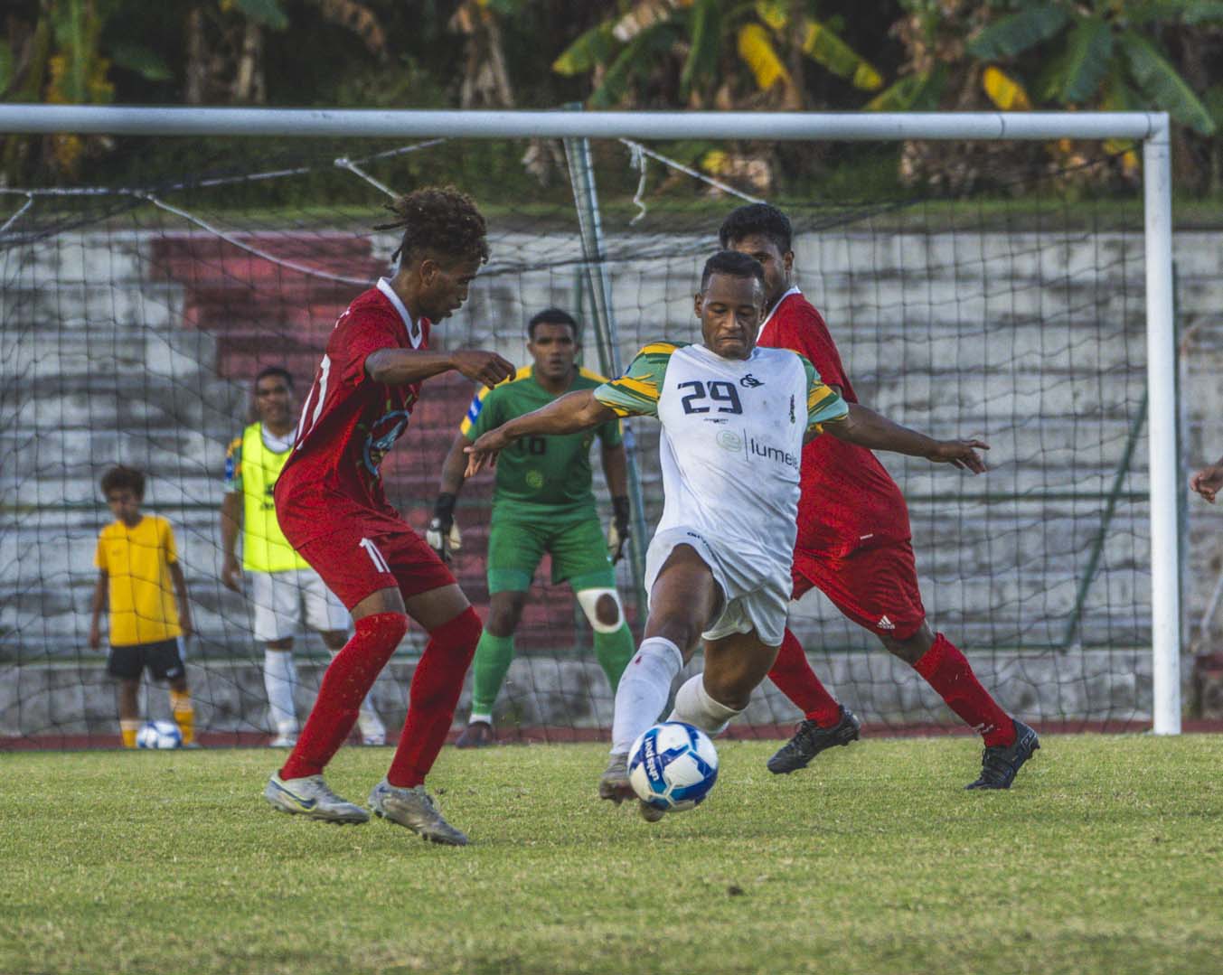 La saison passée, Magenta et Tiga s'était retrouvé en finale de Coupe de Calédonie pour un succès en toute fin de match de l'ASM. Crédit FCF